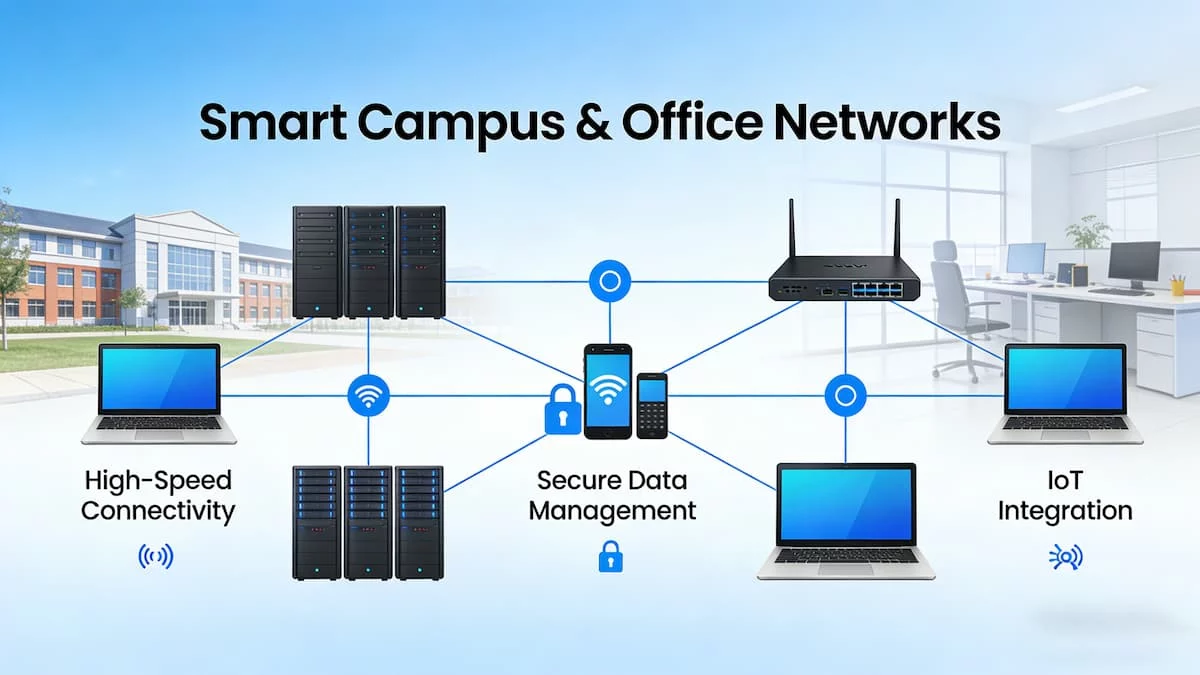 Seamless Corporate Office Network Connectivity