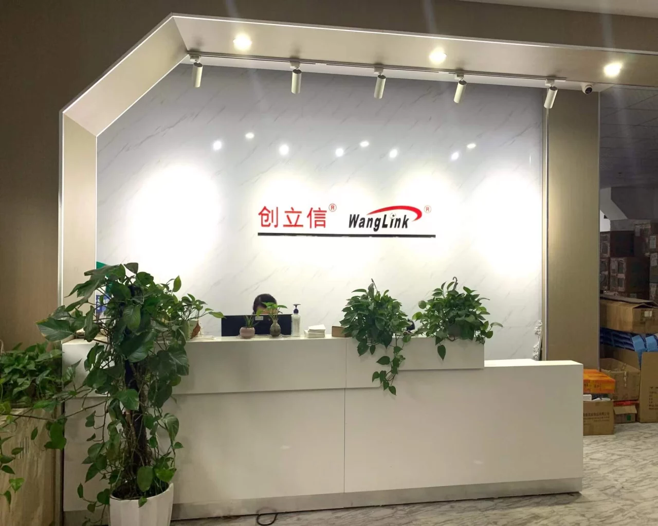 wanglink company logo and welcom