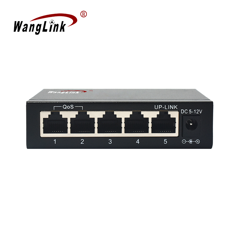 Feature image: Unmanaged 5 Port Gigabit Ethernet Switch, QoS VLAN Extend DIP Switch, Metal Housing, Desktop/Wall Mount for SMB Office Network
