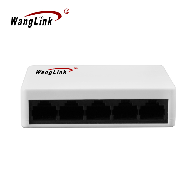 Feature image: Unmanaged Plastic Case 5 Port Fast Ethernet Switch, 10/100Mbps Auto-MDI/MDIX, Desktop & Wall Mount for SMB and Home Office
