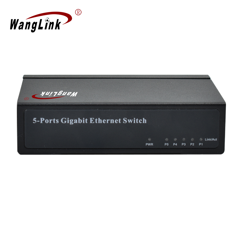 Product Gallery: Unmanaged 5-Port Wall Mount Gigabit Ethernet Switch, 10/100/1000Mbps, Metal, Plug & Play 3
