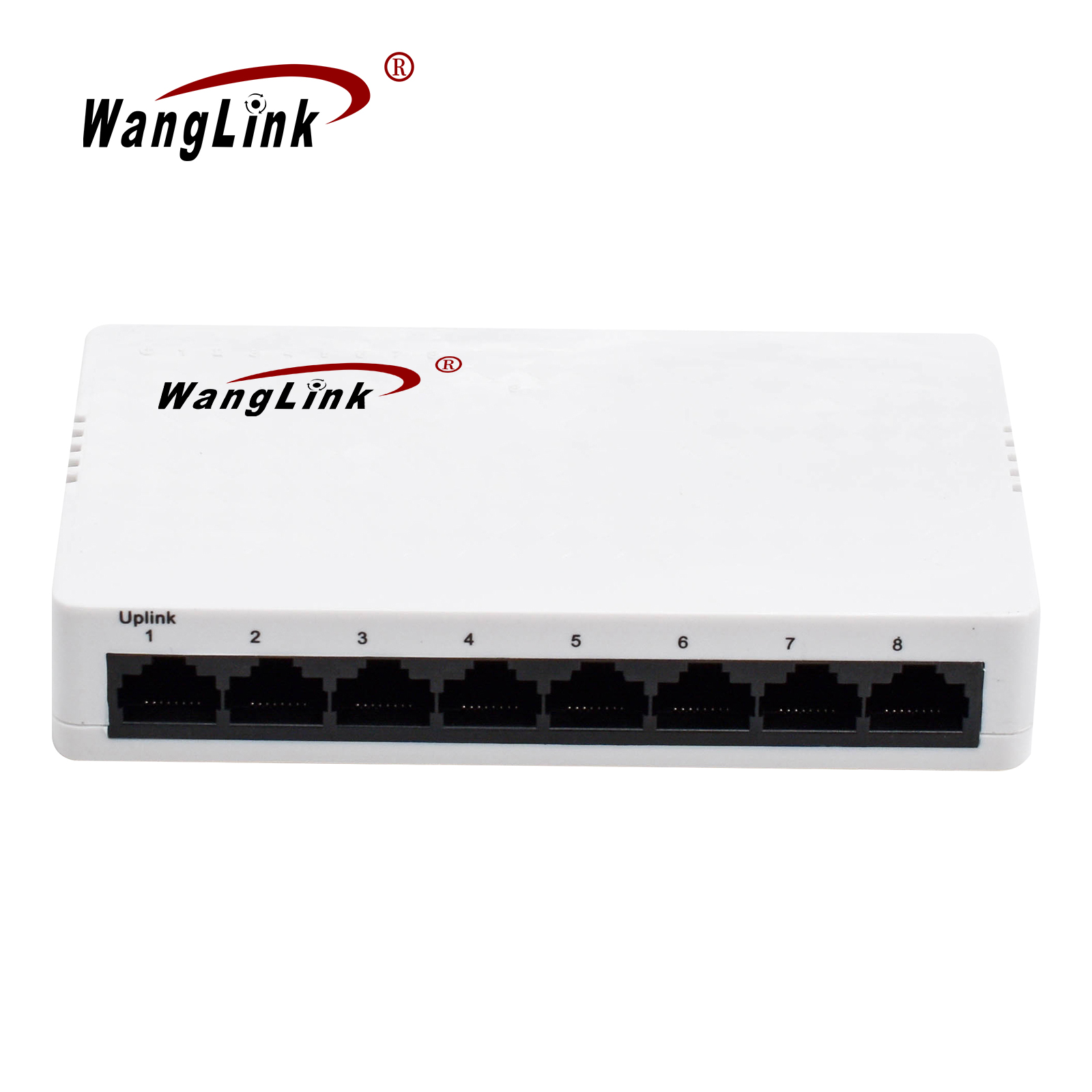 Product Gallery: Unmanaged 8-Port Fast Ethernet Switch, Plastic Case, 10/100Mbps, Desktop/Wall Mount, Plug and Play for SMB Network 2