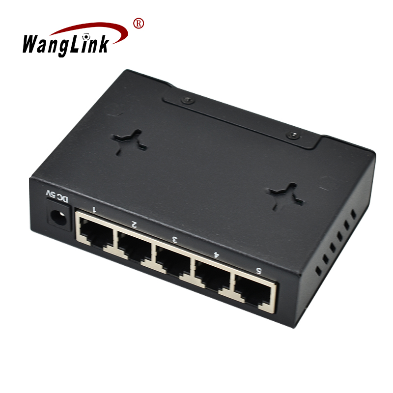 Product Gallery: Unmanaged 5 Port Ethernet Desktop Switch, 10/100Mbps Fast Ethernet, Auto MDI/MDIX, Compact Metal Housing for SMB and Home Office Networking (SF500) 3