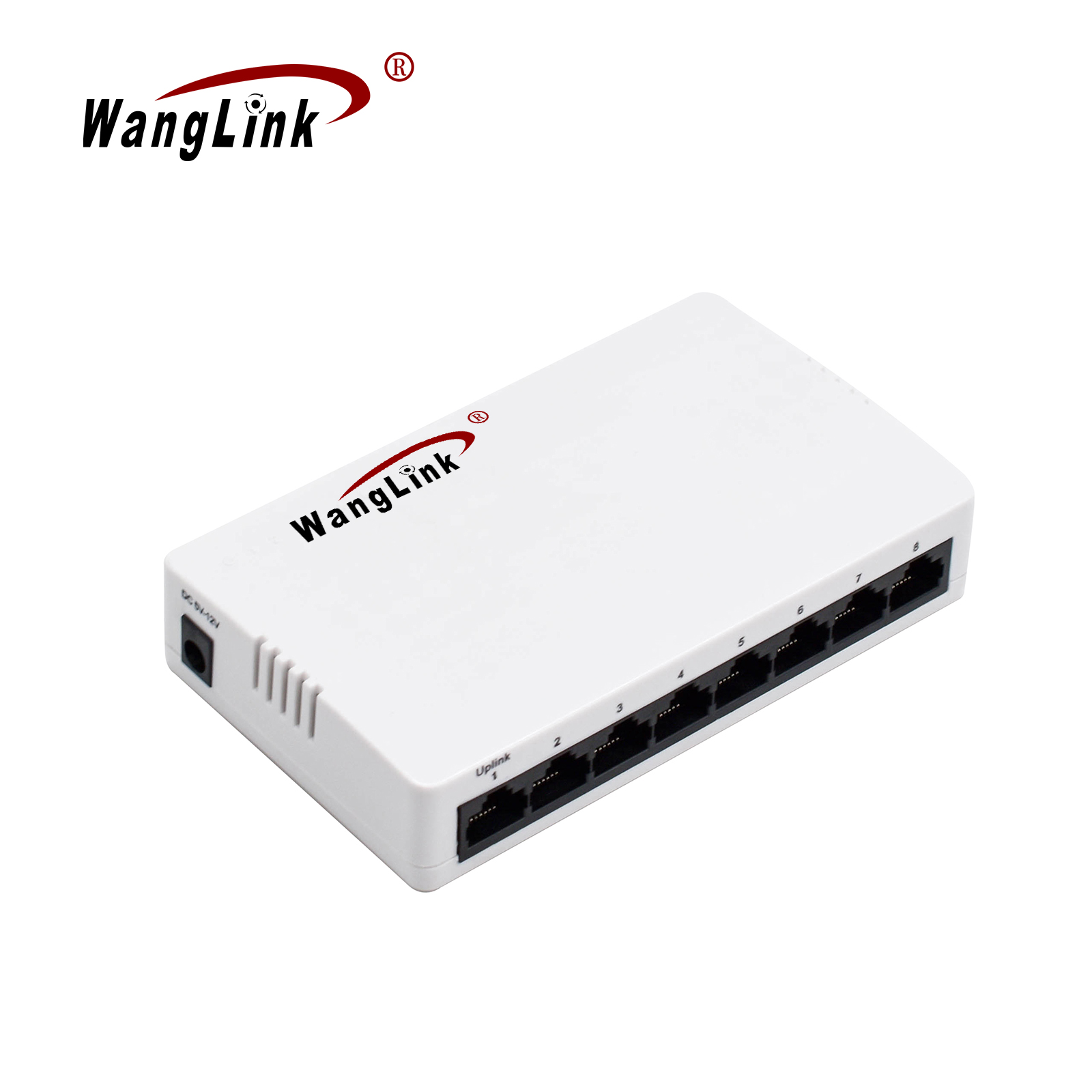 Product Gallery: Unmanaged 8-Port Fast Ethernet Switch, Plastic Case, 10/100Mbps, Desktop/Wall Mount, Plug and Play for SMB Network 4