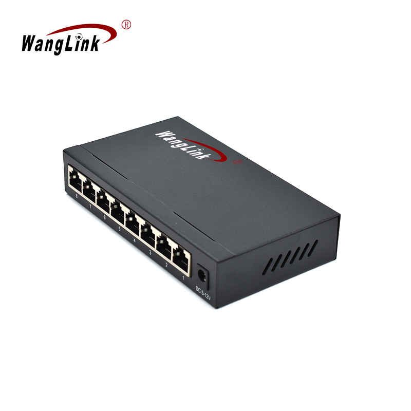 Product Gallery: Unmanaged 8-Port Gigabit Ethernet Switch, 10/100/1000Mbps, Metal Housing, Desktop/Wall Mount for SMB Network 6