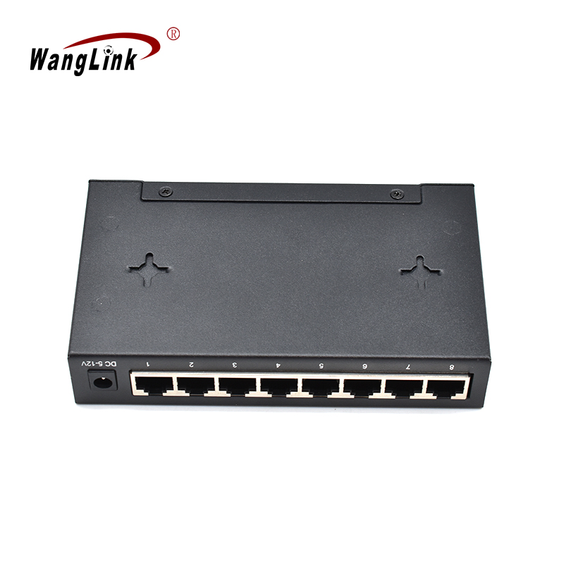Product Gallery: Unmanaged 8-Port Gigabit Ethernet Switch, 10/100/1000Mbps, Metal Housing, Desktop/Wall Mount for SMB Network 7