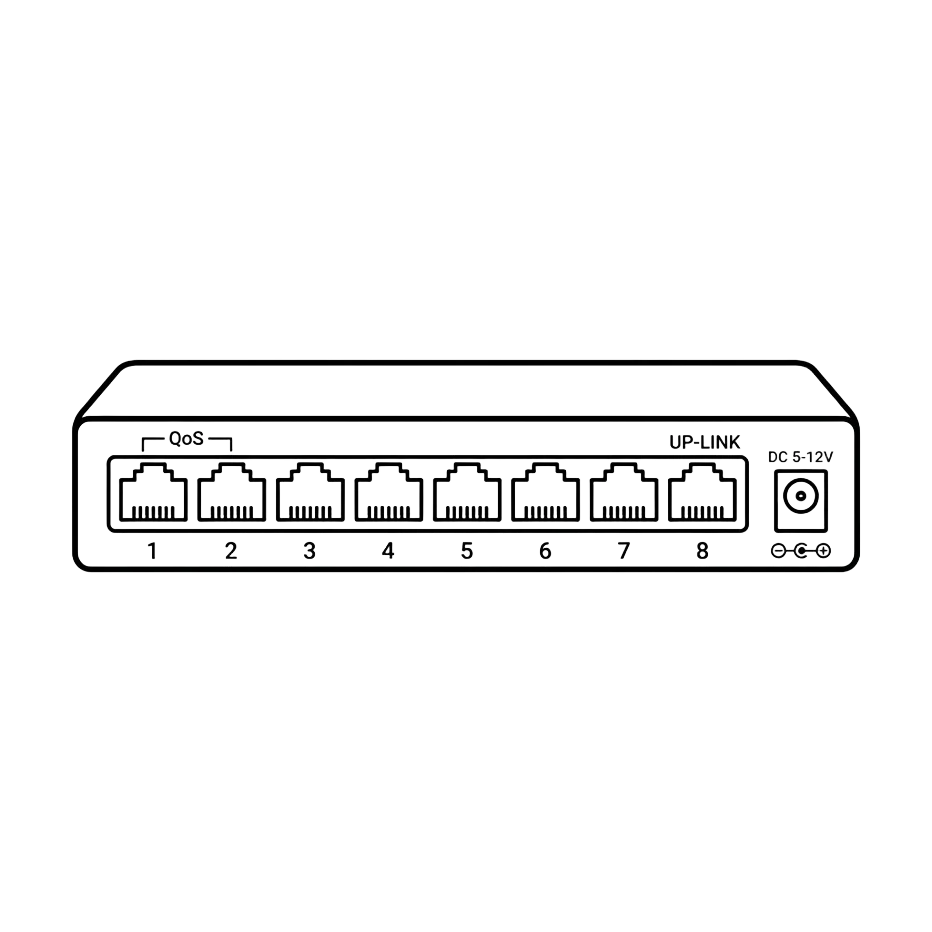 8 port network switch