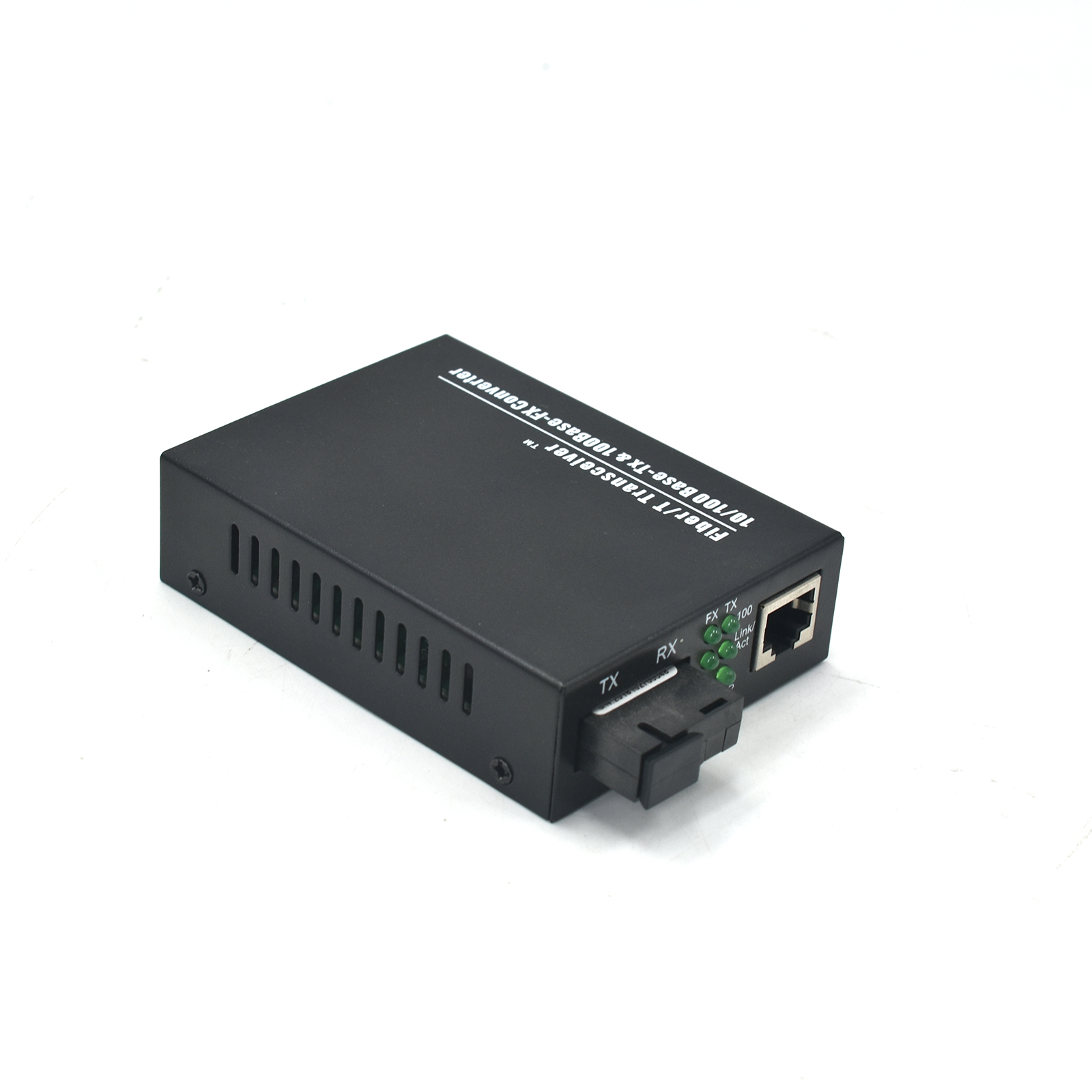 Product Gallery: Unmanaged Media Converter from Fiber to Ethernet, 1 SC Fiber Port, 1 RJ45 Port, 10/100Mbps, Plug-and-Play, Metal Housing for Enterprise & Industrial Use 3
