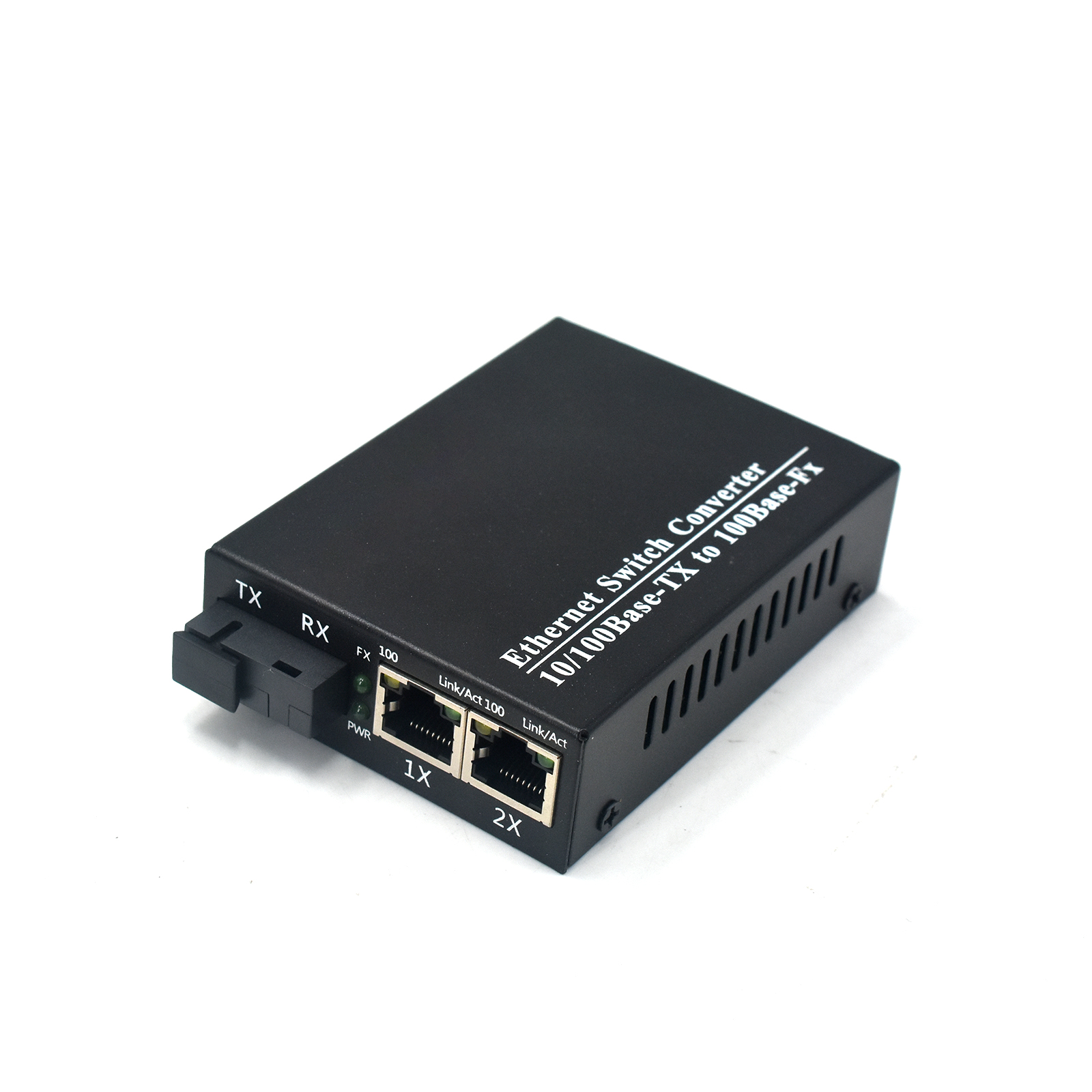 Product Gallery: Unmanaged Ethernet Fiber Optic Media Converter, 3 Ports Fast Ethernet, 1 SC Fiber Uplink, Metal Desktop Wall Mount for Office & Industrial Networking 2