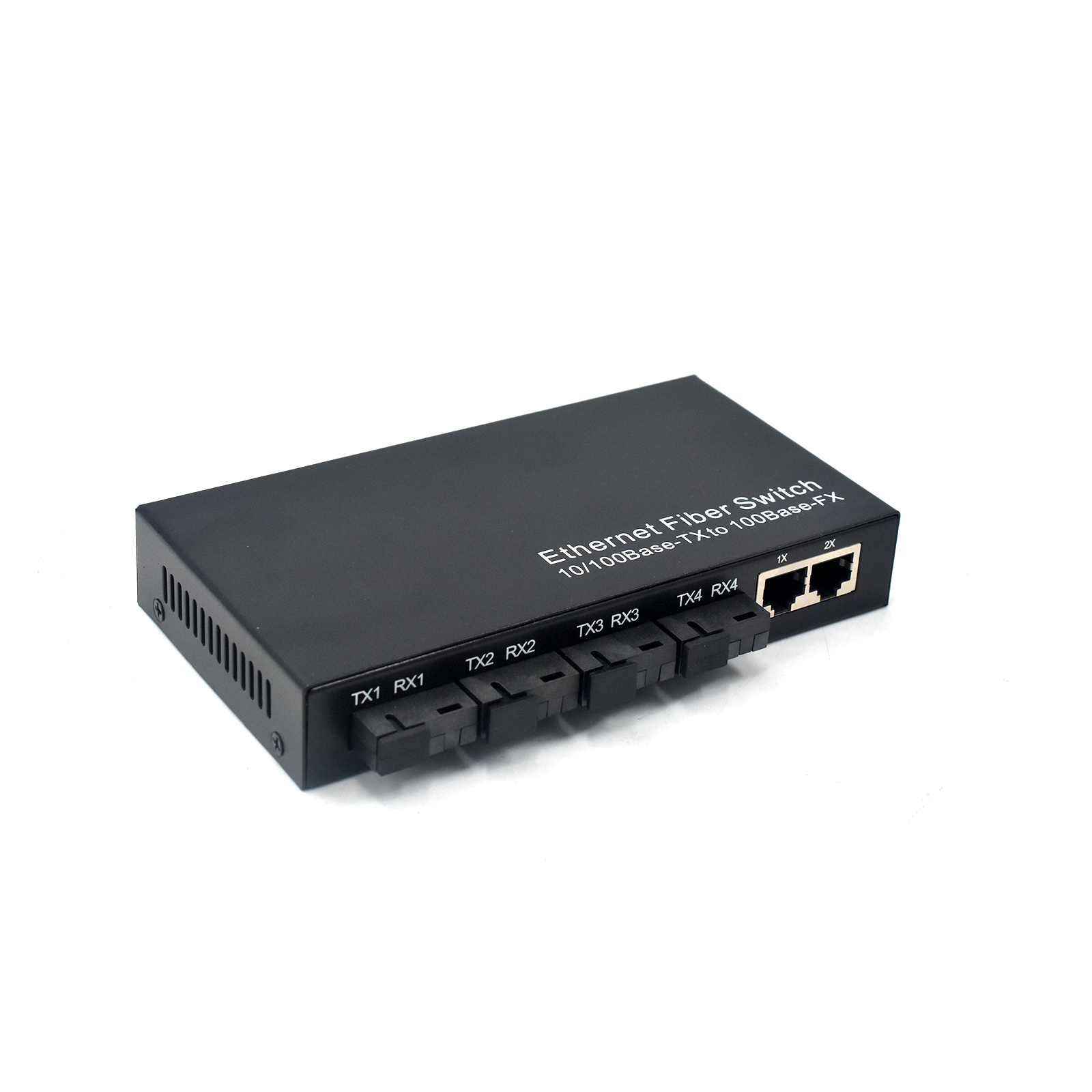 Product Gallery: Unmanaged Fiber to RJ45 Media Converter, 4 SC Optical Ports + 2 RJ45, 155Mbps Fast Ethernet, Desktop/Wall Mount for Small Office & Industrial Use 3