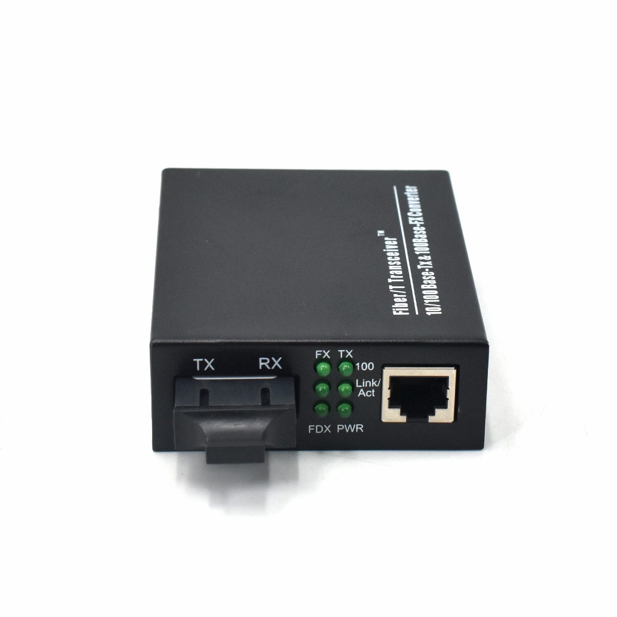 Product Gallery: Unmanaged Media Converter from Fiber to Ethernet, 1 SC Fiber Port, 1 RJ45 Port, 10/100Mbps, Plug-and-Play, Metal Housing for Enterprise & Industrial Use 6