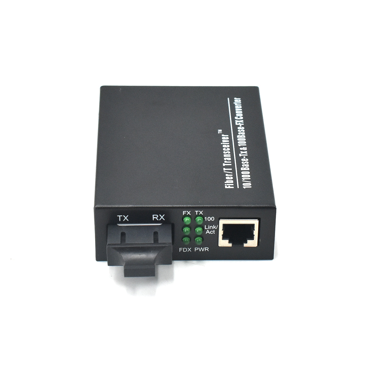 Product Gallery: Unmanaged Media Converter from Fiber to Ethernet, 1 SC Fiber Port, 1 RJ45 Port, 10/100Mbps, Plug-and-Play, Metal Housing for Enterprise & Industrial Use 7