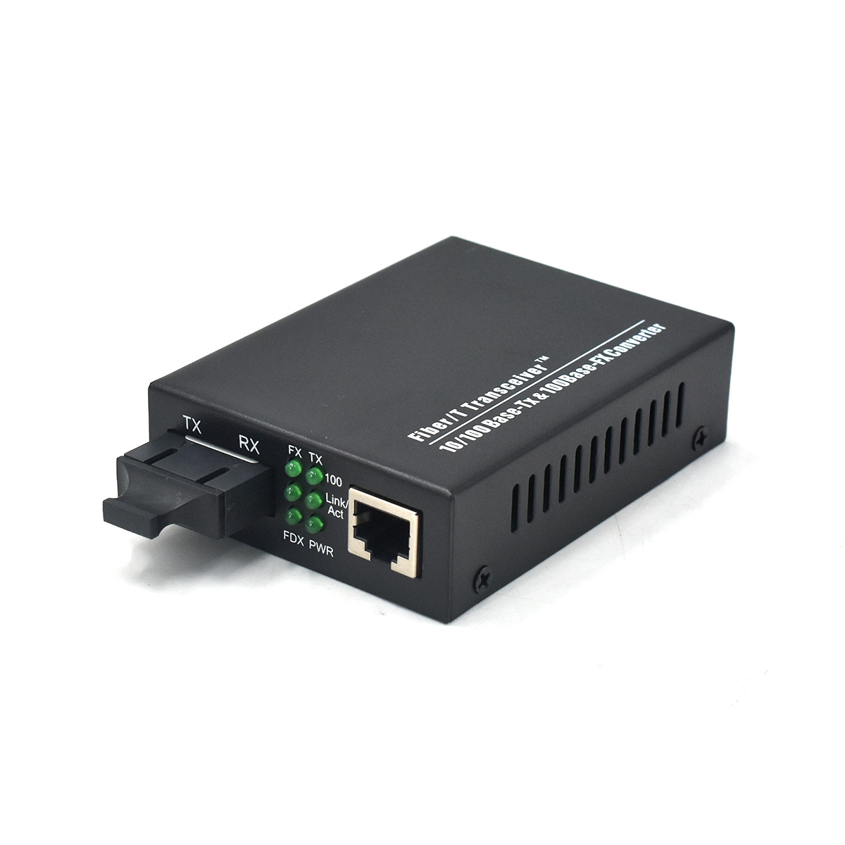 Product Gallery: Unmanaged Media Converter from Fiber to Ethernet, 1 SC Fiber Port, 1 RJ45 Port, 10/100Mbps, Plug-and-Play, Metal Housing for Enterprise & Industrial Use 8