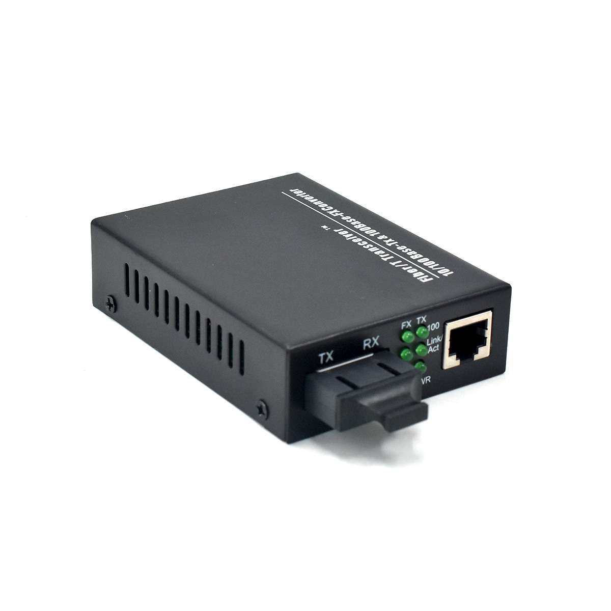 Product Gallery: Unmanaged Media Converter from Fiber to Ethernet, 1 SC Fiber Port, 1 RJ45 Port, 10/100Mbps, Plug-and-Play, Metal Housing for Enterprise & Industrial Use 9