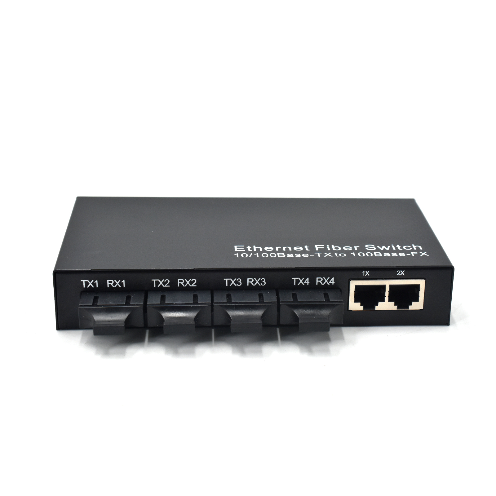 Product Gallery: Unmanaged Fiber to RJ45 Media Converter, 4 SC Optical Ports + 2 RJ45, 155Mbps Fast Ethernet, Desktop/Wall Mount for Small Office & Industrial Use 5