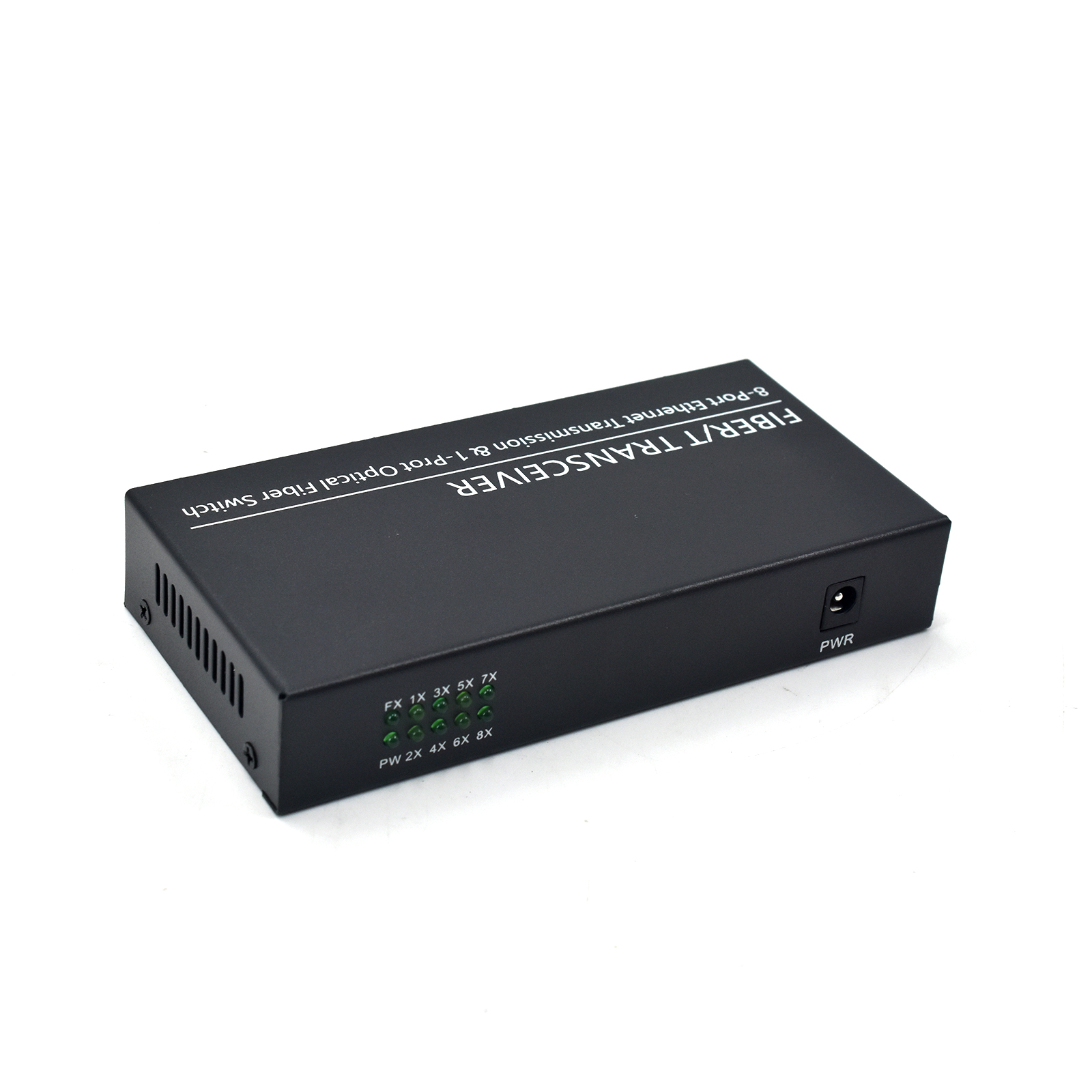Product Gallery: Unmanaged Copper to Fiber Media Converter, 8-Port 10/100Mbps Fast Ethernet Switch, 1 SC Fiber Uplink, Plug-and-Play, Desktop/Wall Mount for Office & Industrial Use 3