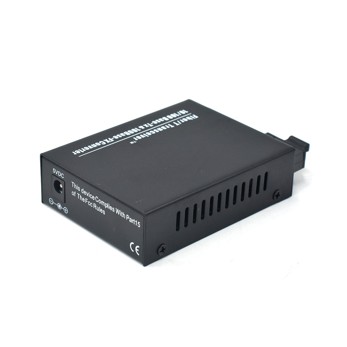 Product Gallery: Unmanaged Media Converter from Fiber to Ethernet, 1 SC Fiber Port, 1 RJ45 Port, 10/100Mbps, Plug-and-Play, Metal Housing for Enterprise & Industrial Use 12