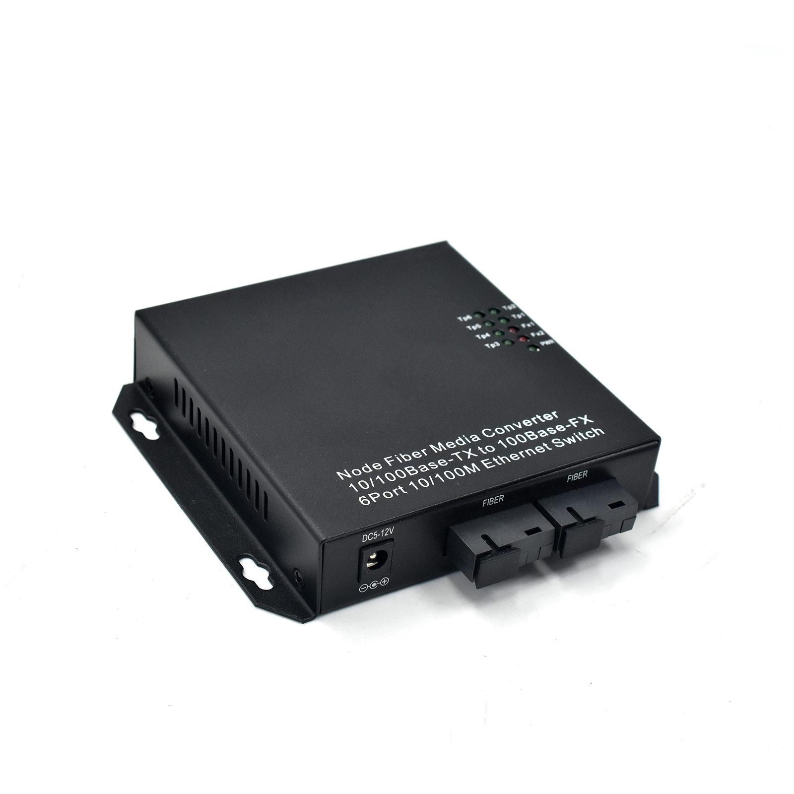 Product Gallery: Unmanaged Single Mode Single Fiber Media Converter, 6-Port Fast Ethernet, 2 SC Optical Ports, 155Mbps, Desktop/Wall Mount for Office & Industrial Networks 4