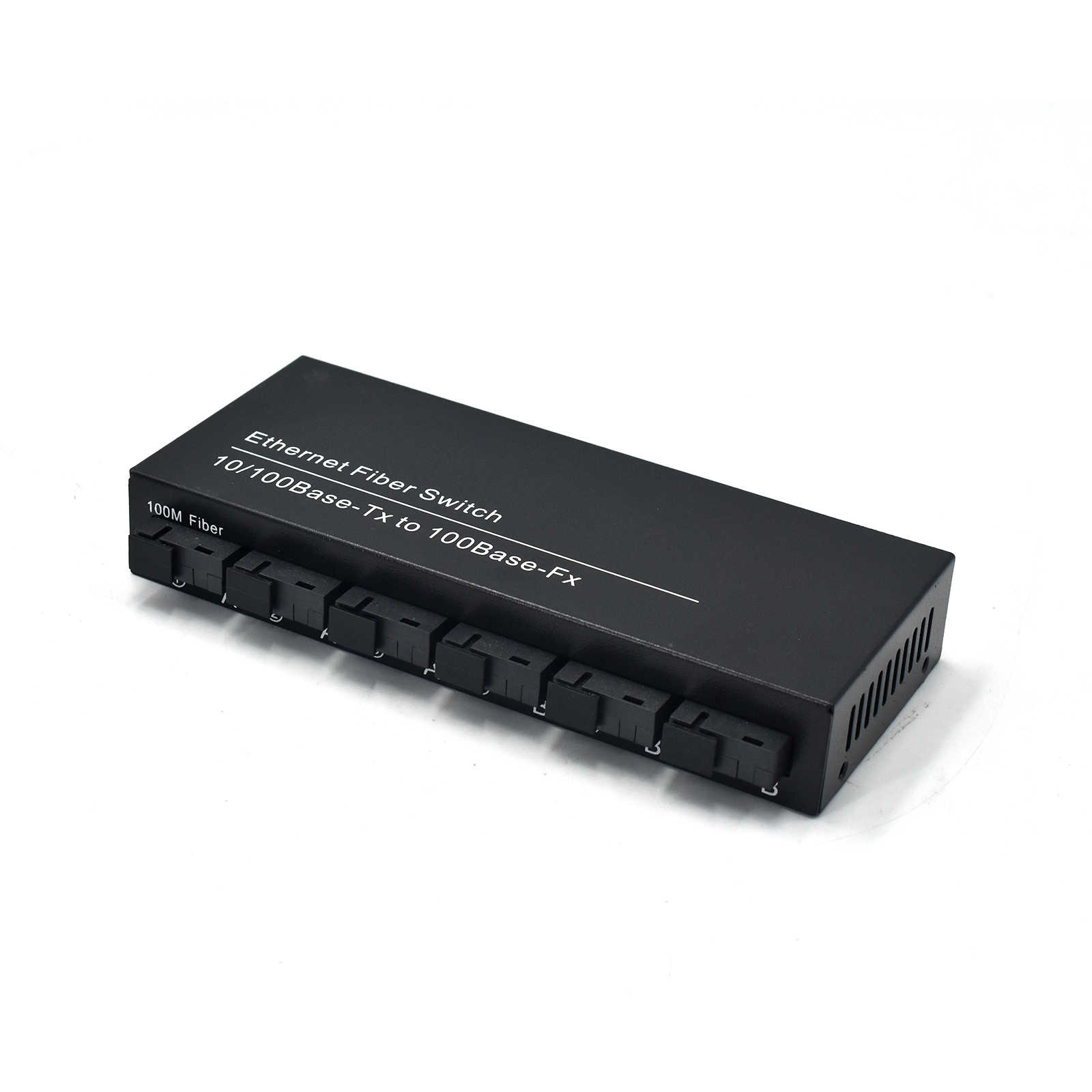 Product Gallery: Unmanaged Fiber Optic to Copper Media Converter, 6 SC Optical Ports 2 RJ45, 10/100Mbps, Plug-and-Play Desktop for Industrial Use 3