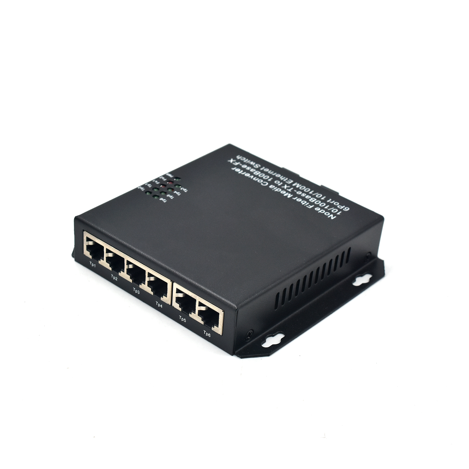 Product Gallery: Unmanaged Single Mode Single Fiber Media Converter, 6-Port Fast Ethernet, 2 SC Optical Ports, 155Mbps, Desktop/Wall Mount for Office & Industrial Networks 5