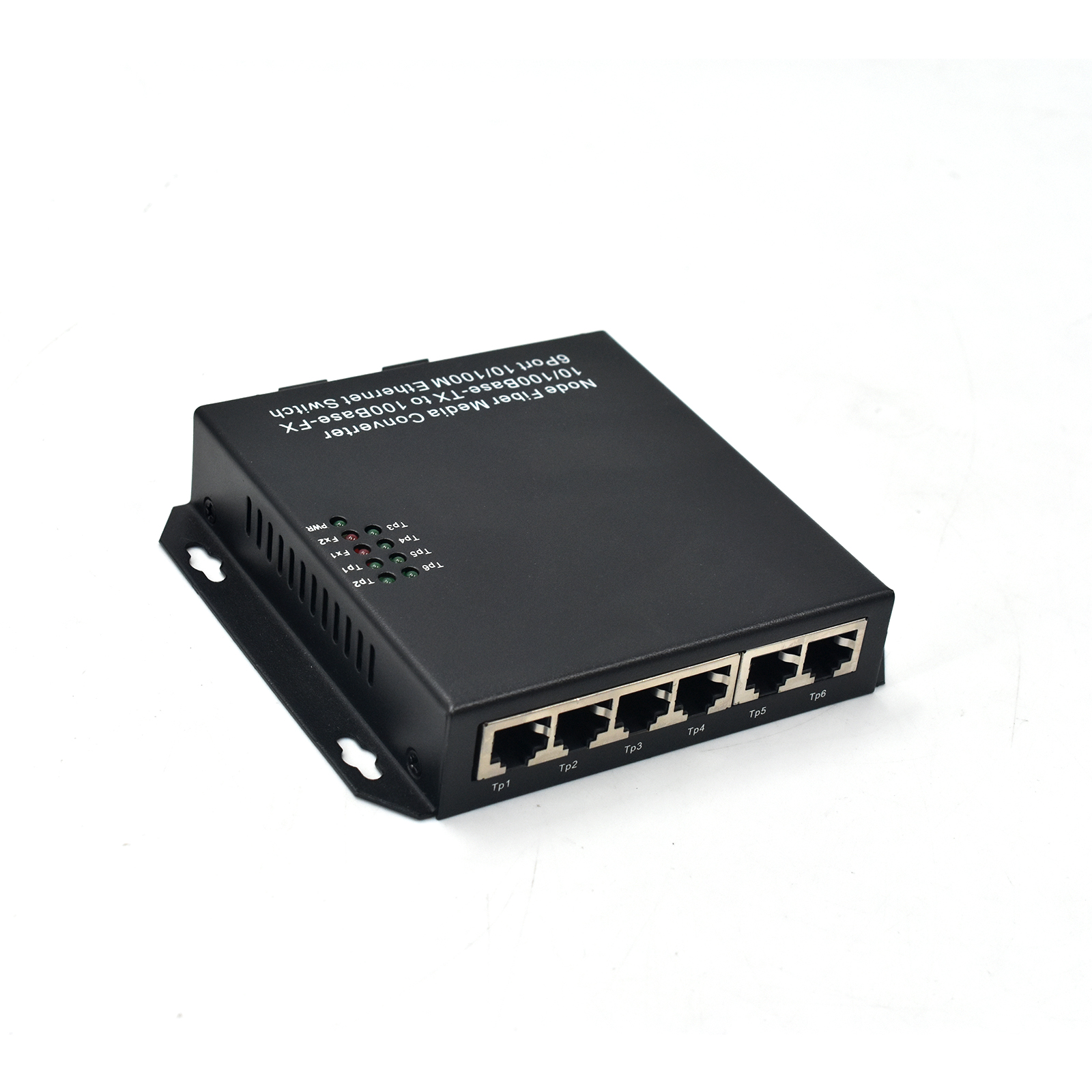 Product Gallery: Unmanaged Single Mode Single Fiber Media Converter, 6-Port Fast Ethernet, 2 SC Optical Ports, 155Mbps, Desktop/Wall Mount for Office & Industrial Networks 6