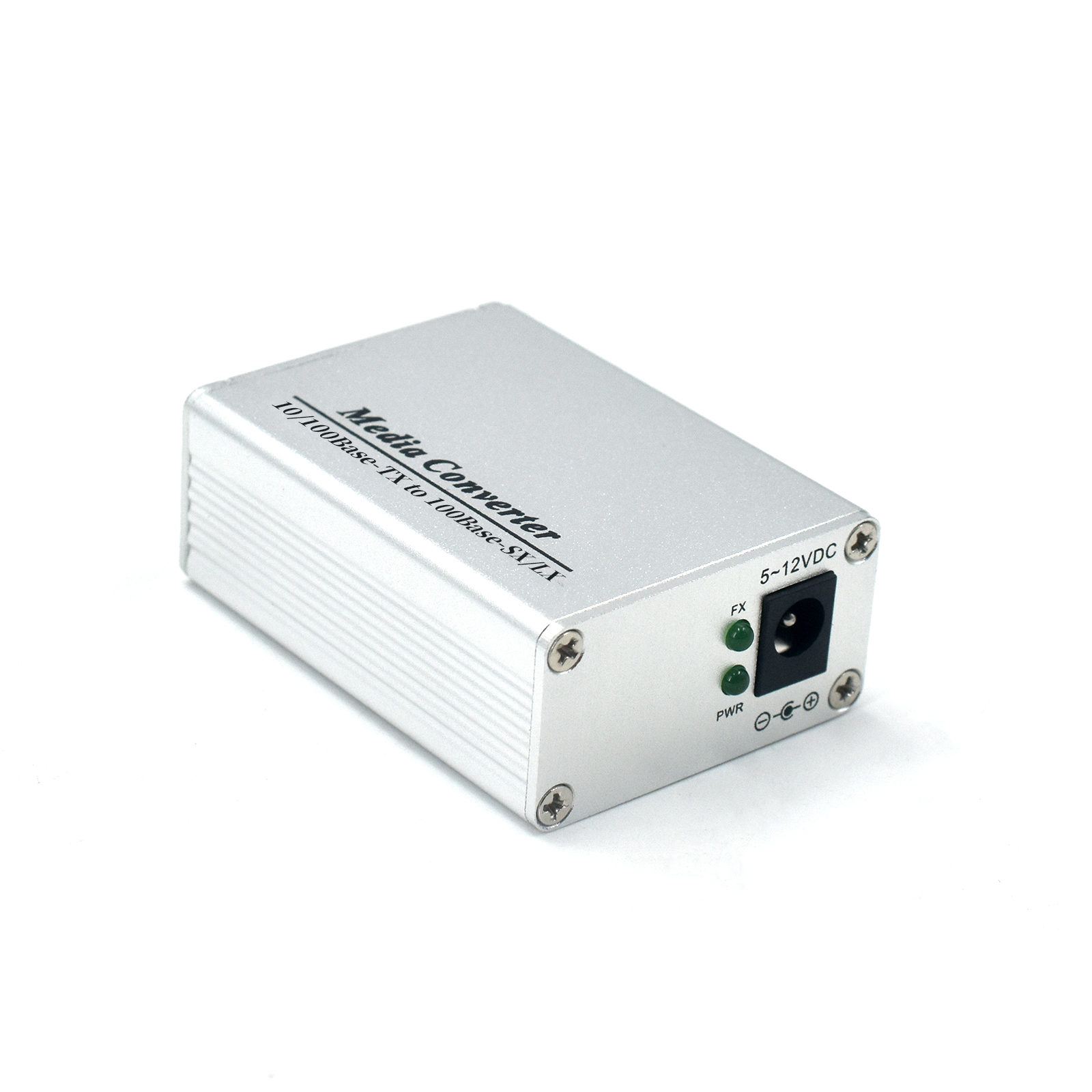 Product Gallery: Unmanaged Ethernet to Fiber Optic Single Mode Media Converter, 1 RJ45 Port, 1 SC Fiber Port, 10/100Mbps, 155Mbps, 9K Jumbo Frame, 4KV Surge Protection, Desktop/Wall Mount for Distance Extension 12
