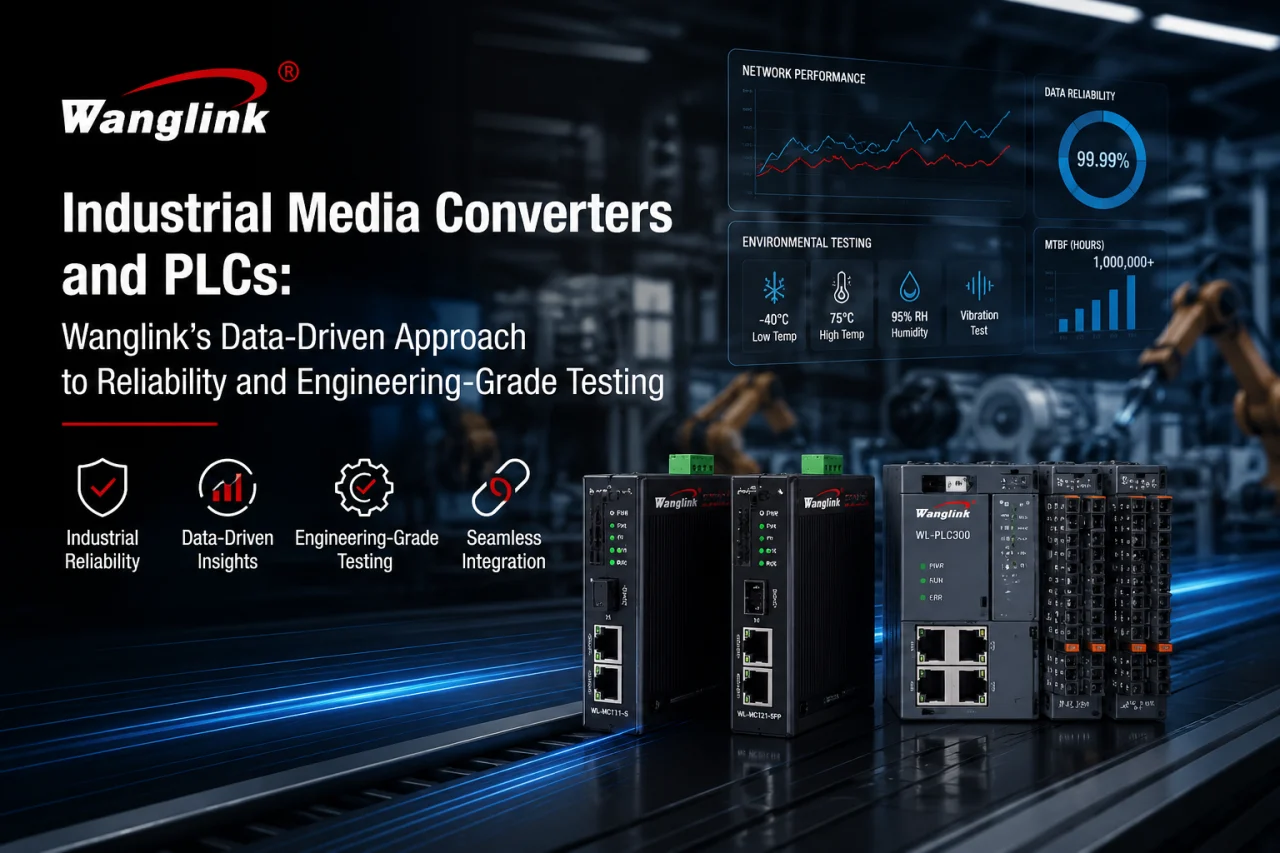 Industrial Media Converters and PLCs: Wanglink’s Data-Driven Approach to Reliability and Engineering-Grade Testing