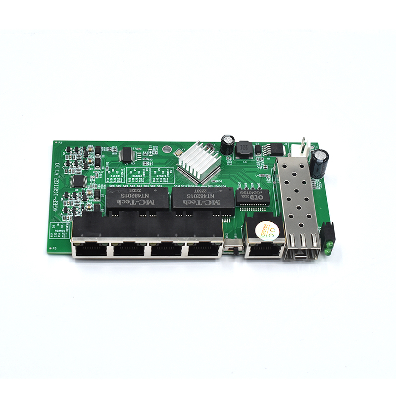 Product Gallery: Unmanaged 4 Port PoE Gigabit Ethernet Switch, 1 SFP Uplink, 96W Budget, Desktop/Wall Mount for IP Surveillance & Small Business 6