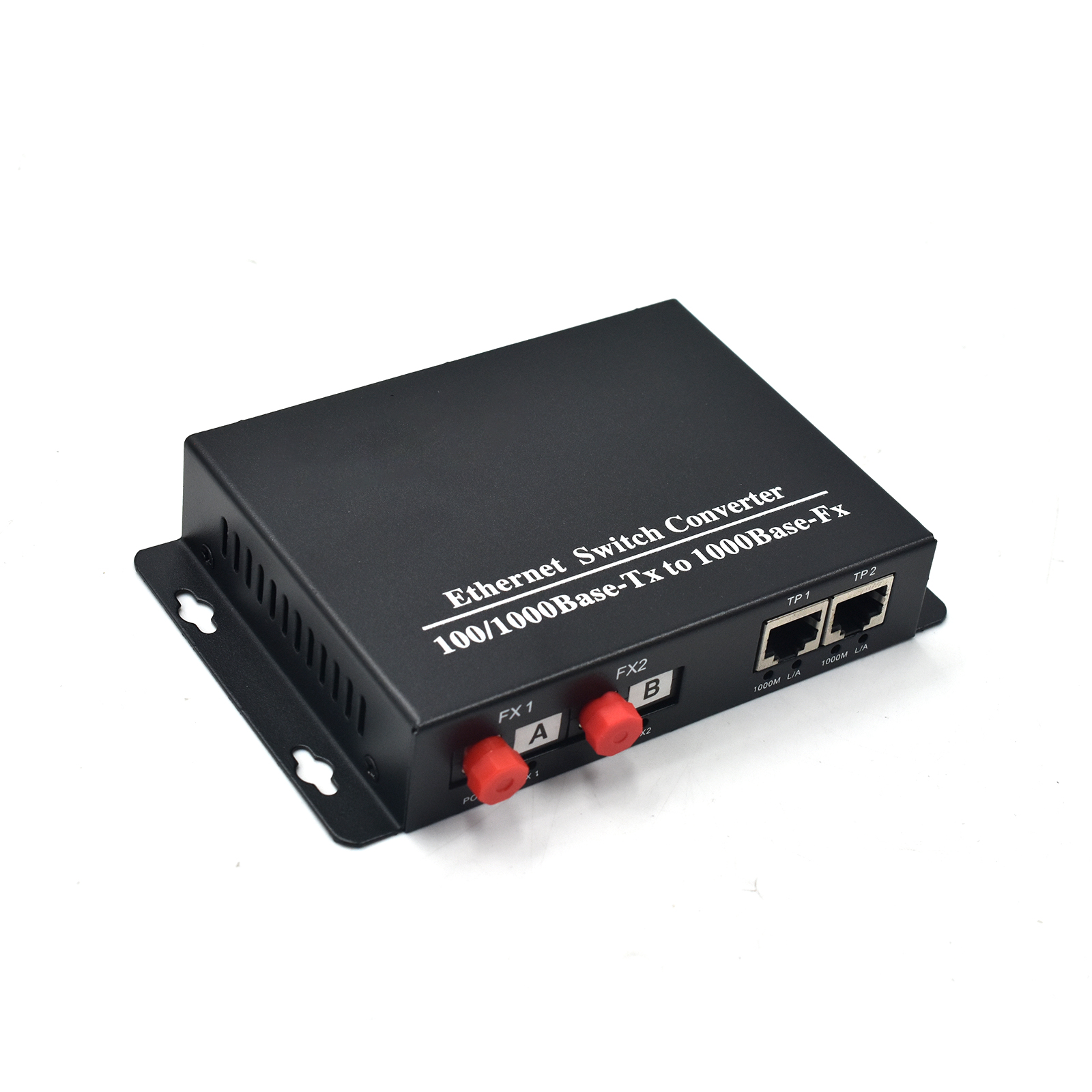 Product Gallery: Unmanaged Fiber Optic to RJ45 Media Converter, 2 Ports 1.25G SFP, 2 Gigabit Ethernet, Desktop/Wall Mount for Network Extension 4