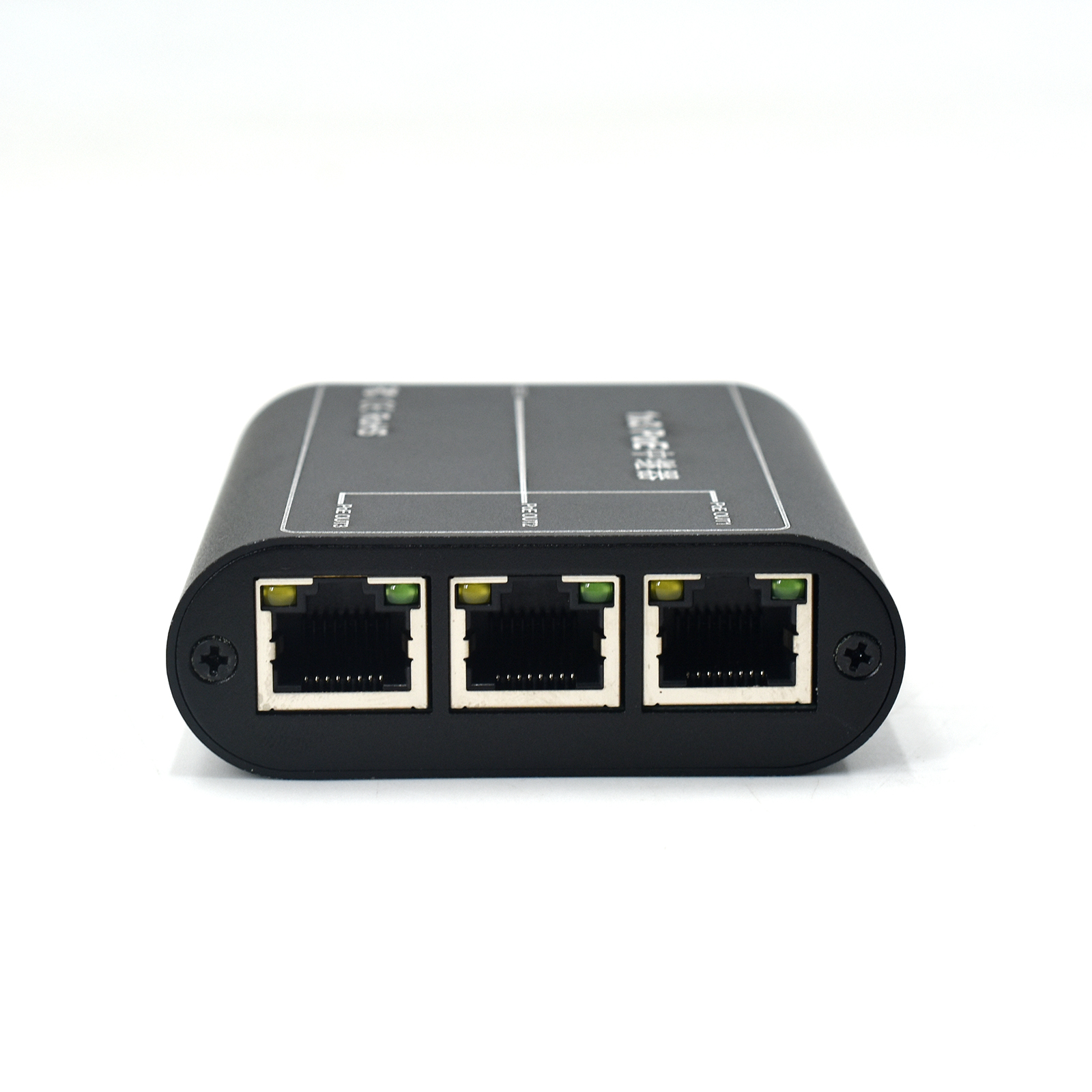showcase of Unmanaged PoE Extender for IP Camera, 3-Port Fast Ethernet, Desktop Metal, Plug-and-Play