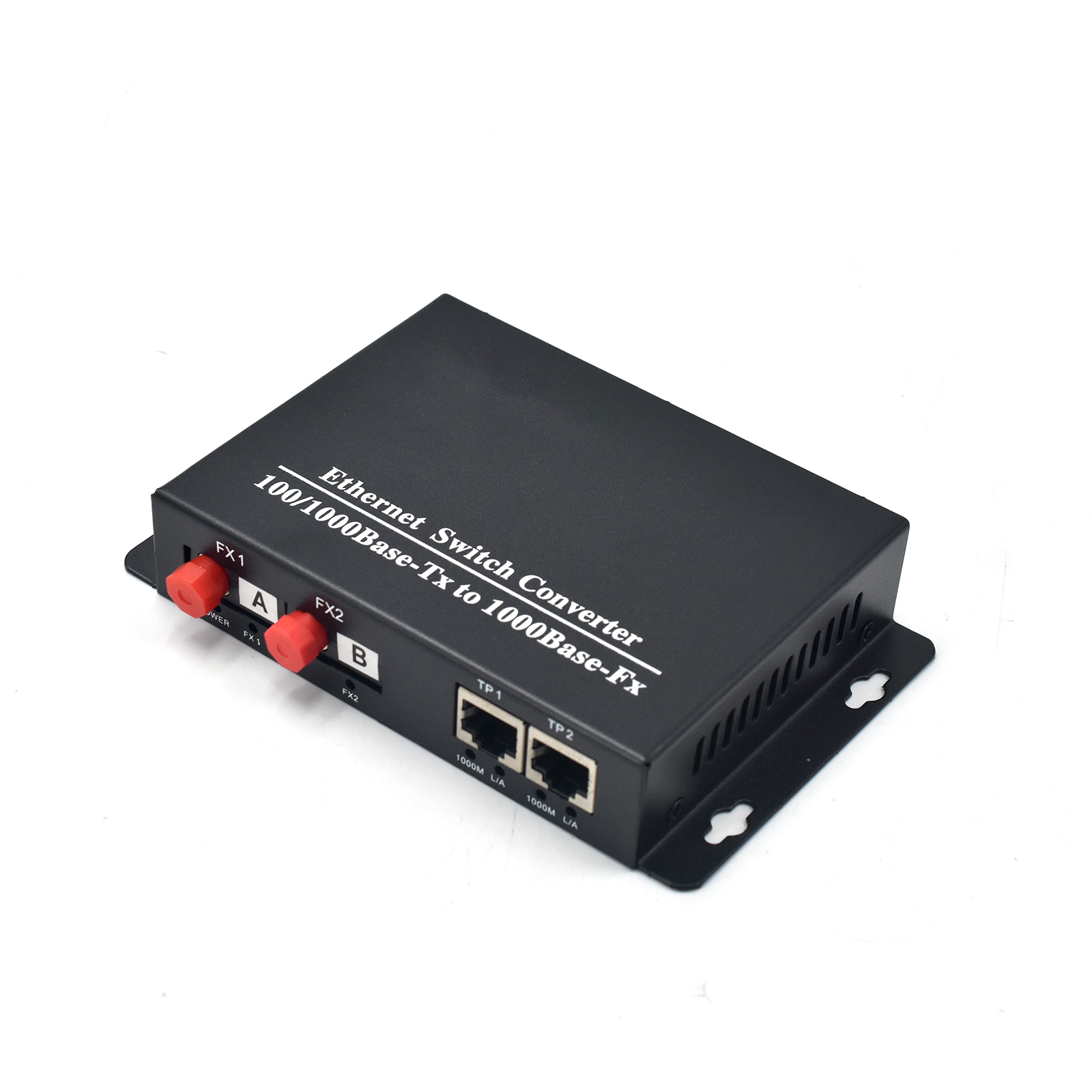 Product Gallery: Unmanaged Fiber Optic to RJ45 Media Converter, 2 Ports 1.25G SFP, 2 Gigabit Ethernet, Desktop/Wall Mount for Network Extension 5