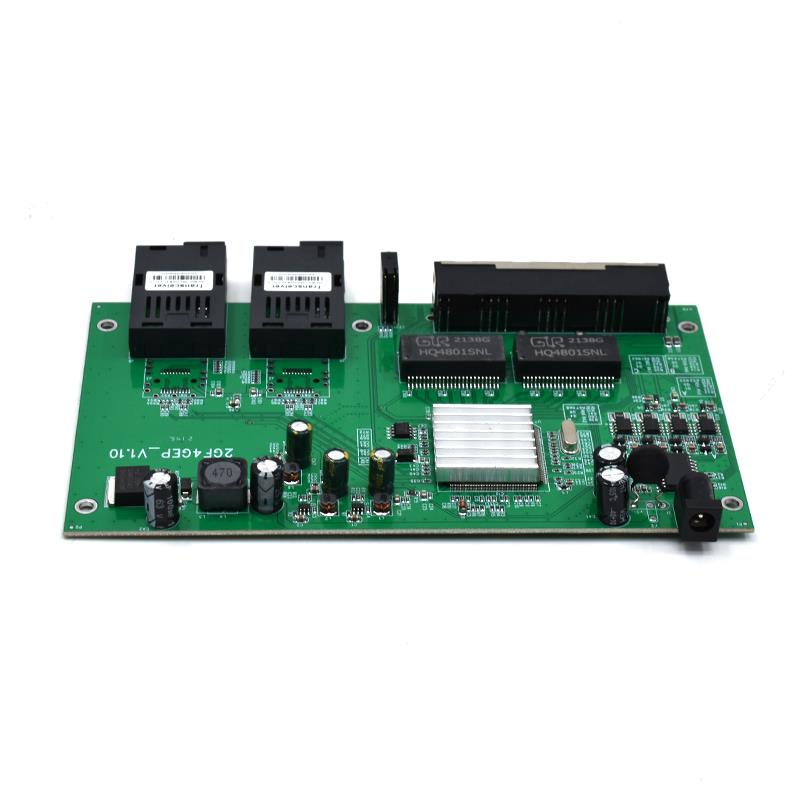Product Gallery: Unmanaged 4 Port PoE Ethernet to Media Converter, 2 SC Fiber Uplink, Gigabit 10/100/1000Mbps, Desktop/Rack-Mount for Surveillance & SME Networks 8