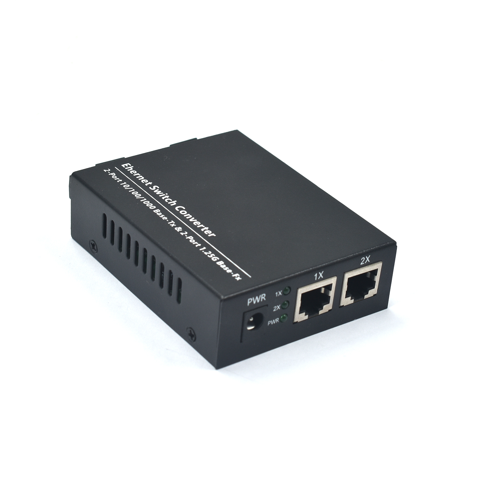 Product Gallery: Unmanaged Fiber Transceiver Media Converter, 2 SC Fiber Ports 1.25G, 2 RJ45 10/100/1000Mbps, Desktop/Wall Mount for Office & Industrial Use 2