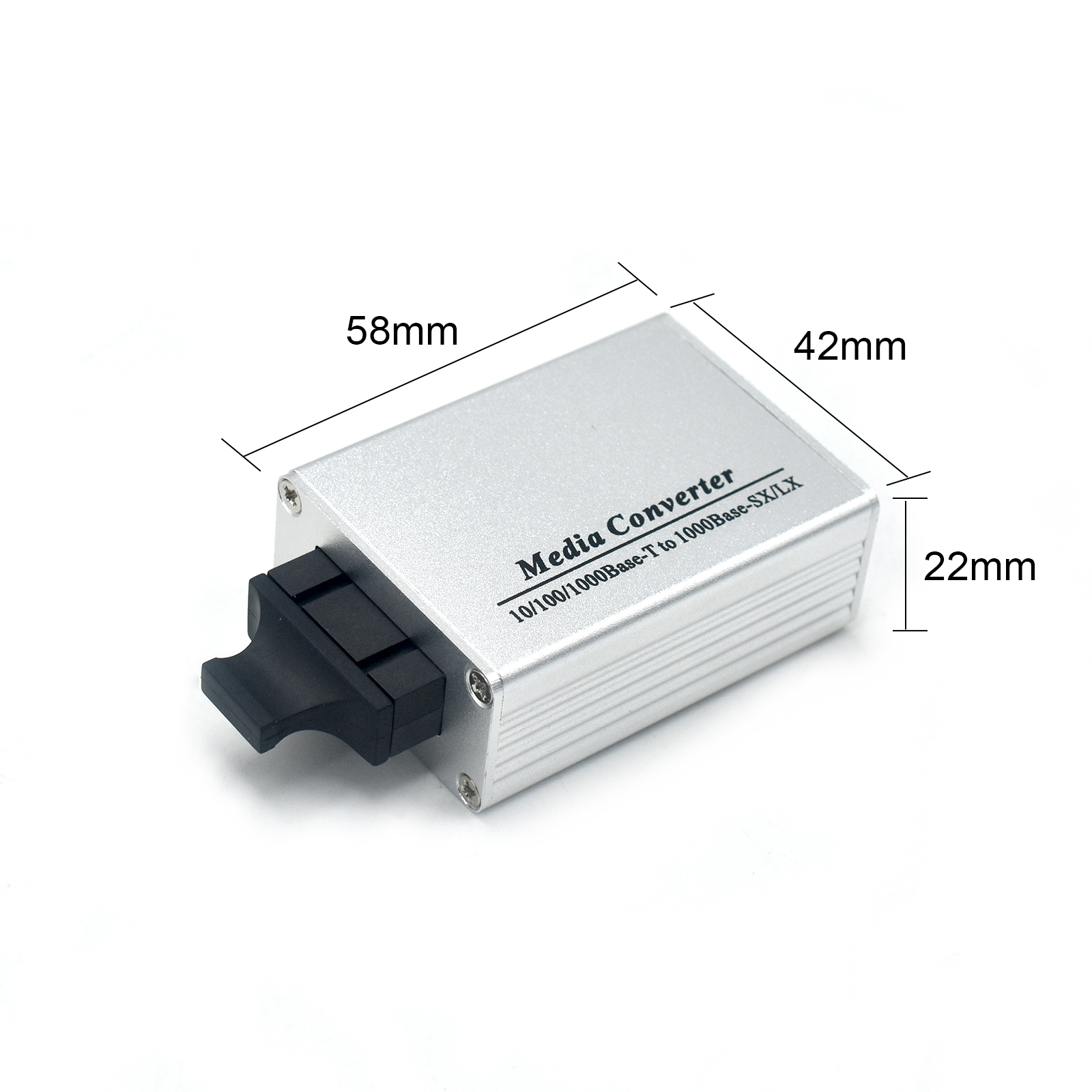 Product Gallery: Unmanaged Gigabit Media Converter Fiber to Ethernet, 1 SC Fiber Port, 10/100/1000Mbps, Desktop/Wall Mount 8