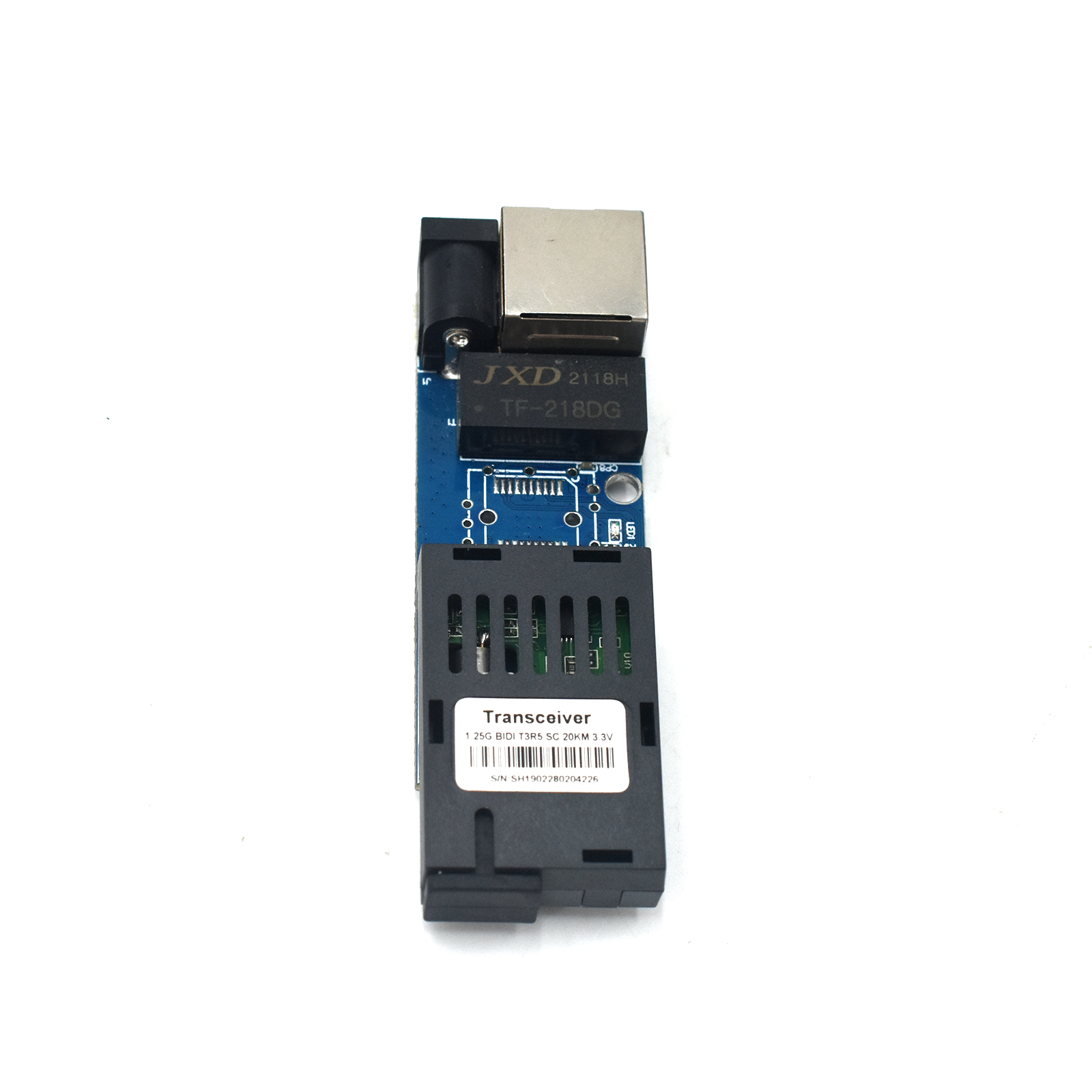 Product Gallery: Unmanaged Fiber to Ethernet Media Converter, 1 Gigabit RJ45 Port, 1 SC Fiber Port, 1000Mbps, Desktop for Long-Distance Network Extension 10