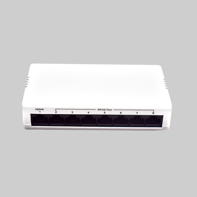 Product Gallery: Unmanaged 24V PoE Powered Switch, 7-Port Fast Ethernet + 1 Gigabit Uplink, Reverse PoE, Desktop/Wall-Mount for IP Cameras and Remote Sites 3