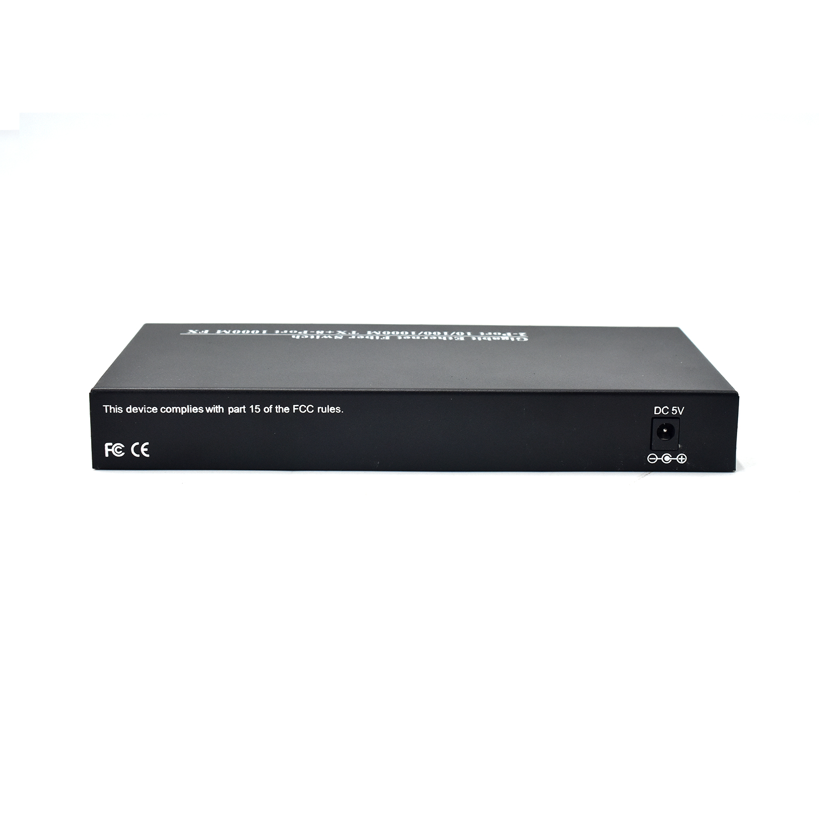 Product Gallery: Unmanaged Media Converter Fiber to Ethernet Switch, 8 SFP Fiber Ports 1.25Gbps, 2 Gigabit RJ45, Plug-and-Play Metal Case for Industrial & Office Networks 5