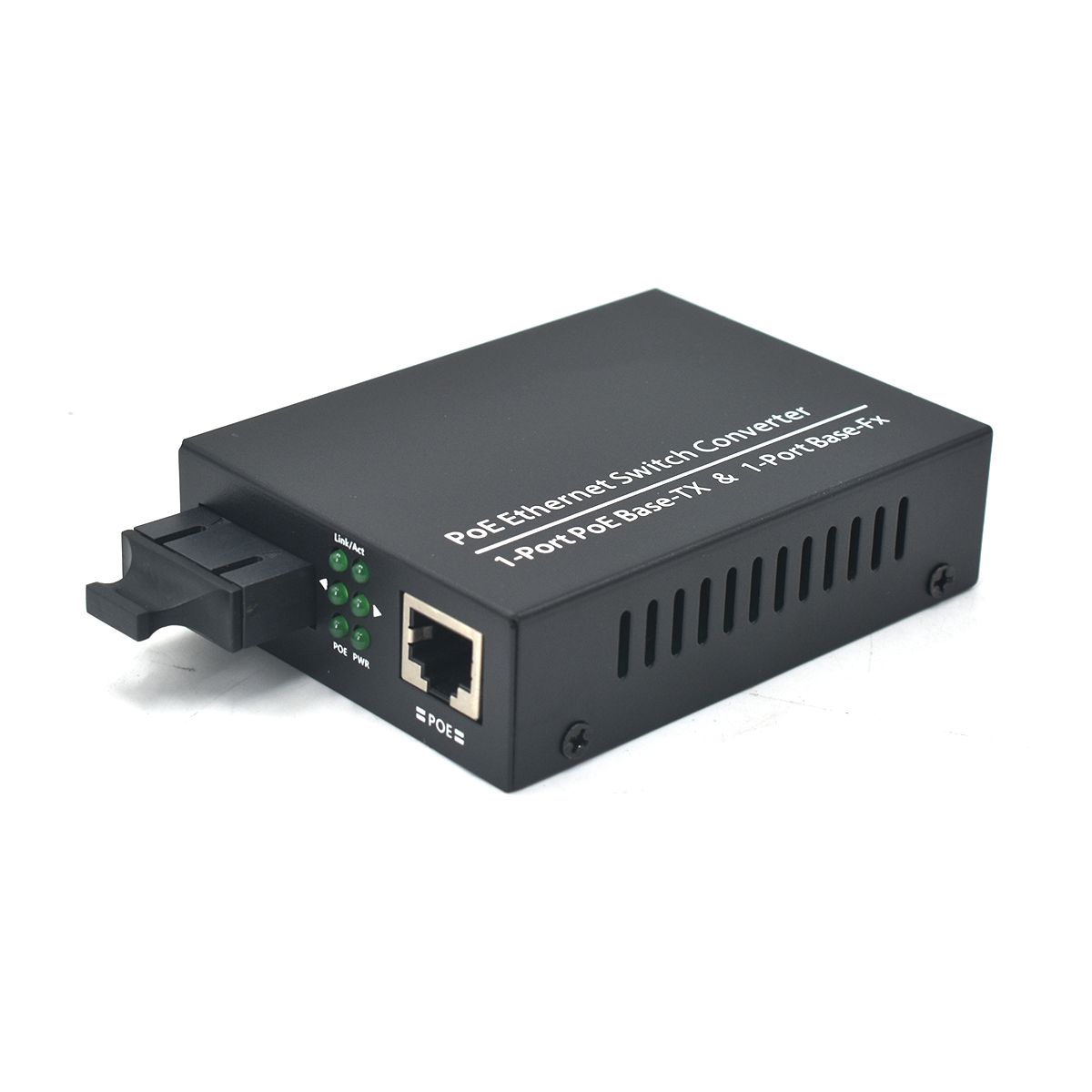 Product Gallery: Unmanaged Fiber Media Converter with PoE, 1 SC Fiber Port, 1 PoE Port, Fast Ethernet, Plug-and-Play for IP Camera & Small Business Network 3