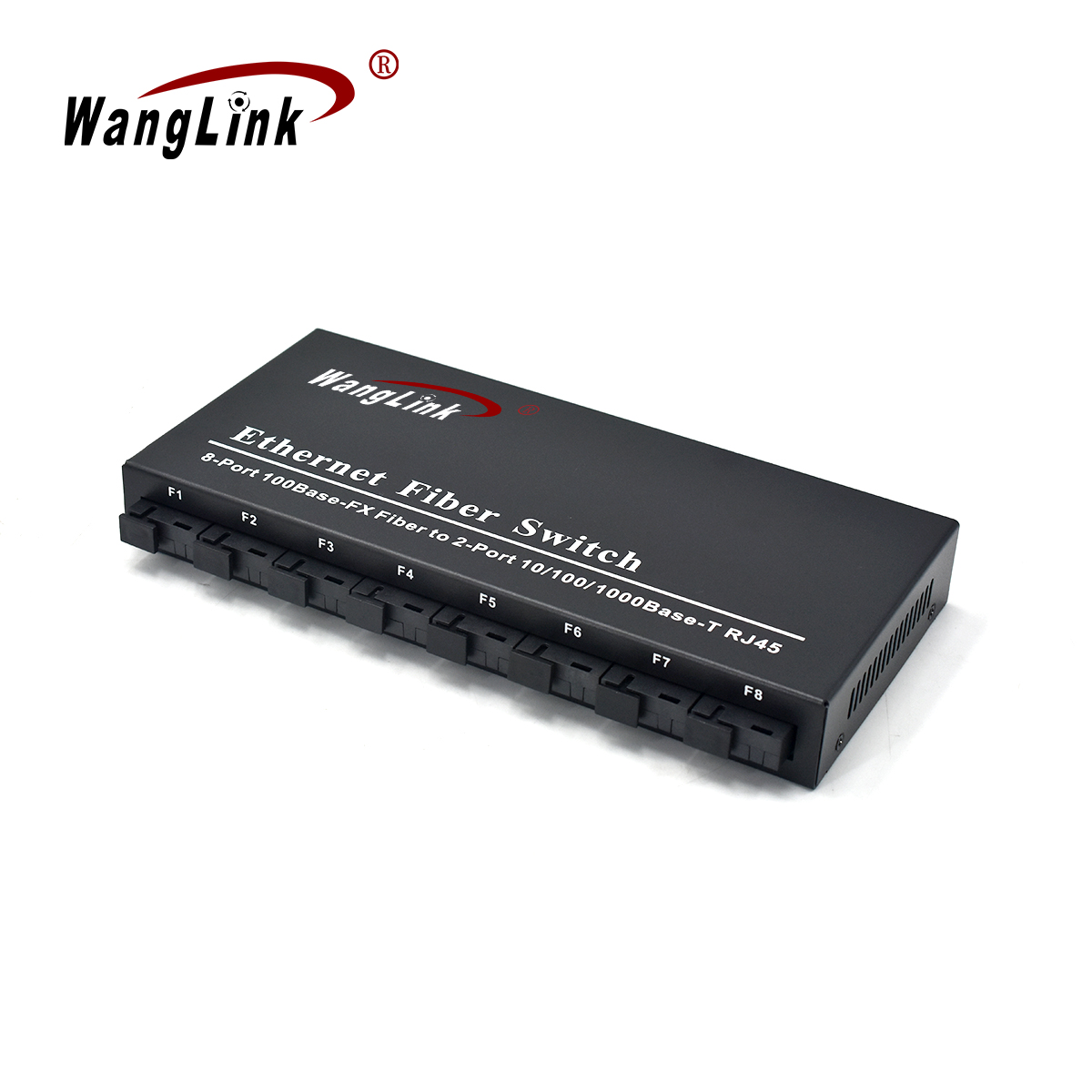 Product Gallery: Unmanaged 2 Port PoE Powered Switch, 8 Fiber SC/ST/FC Ports, 155Mbps, 2 Gigabit RJ45 Uplink, Desktop Wall Mount for Remote Access 4