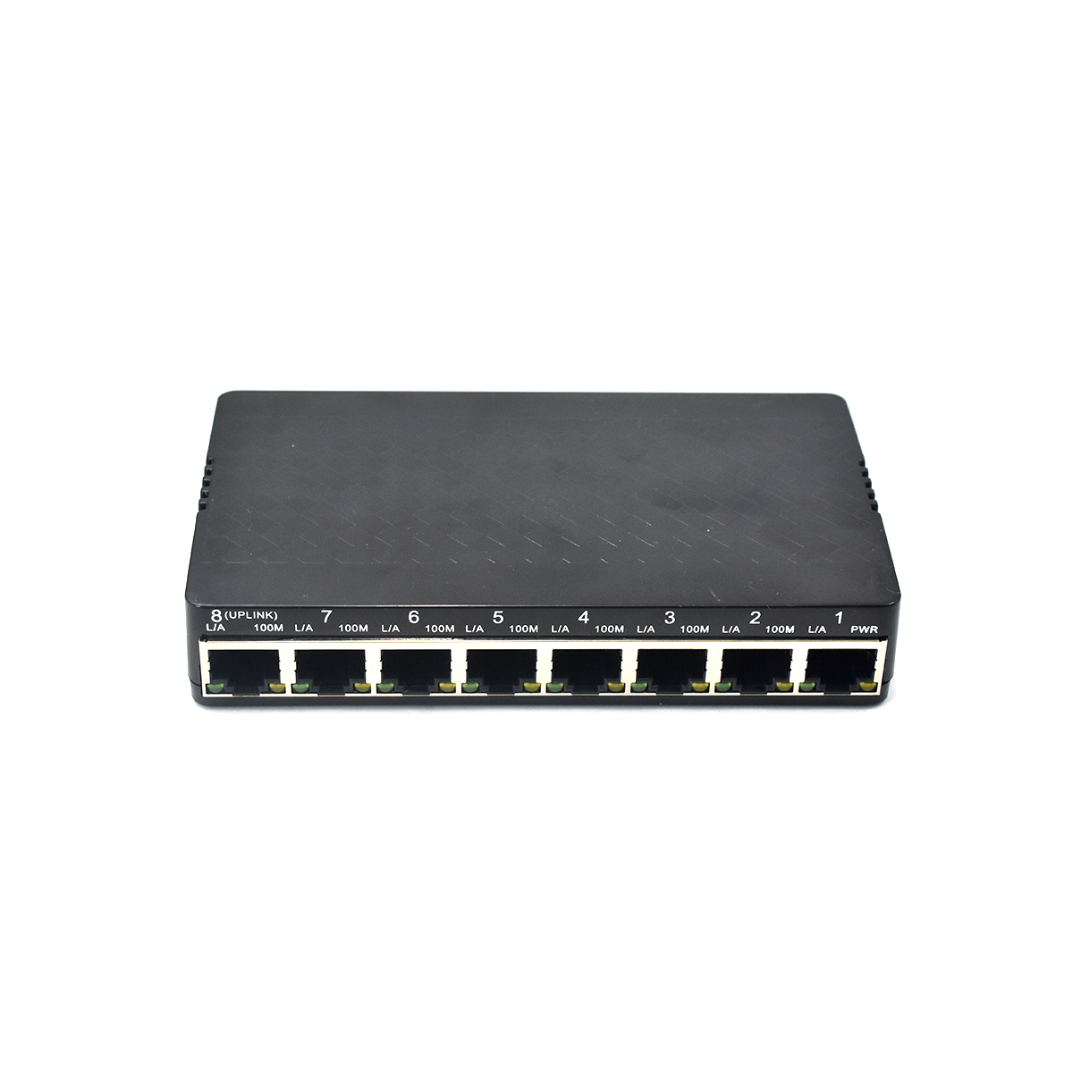 Product Gallery: Unmanaged 8-Port Reverse PoE Switch, 7 PoE Input + 1 PoE Output, Fast Ethernet 10/100Mbps, Desktop/Wall-Mount for Remote Power Supply 3