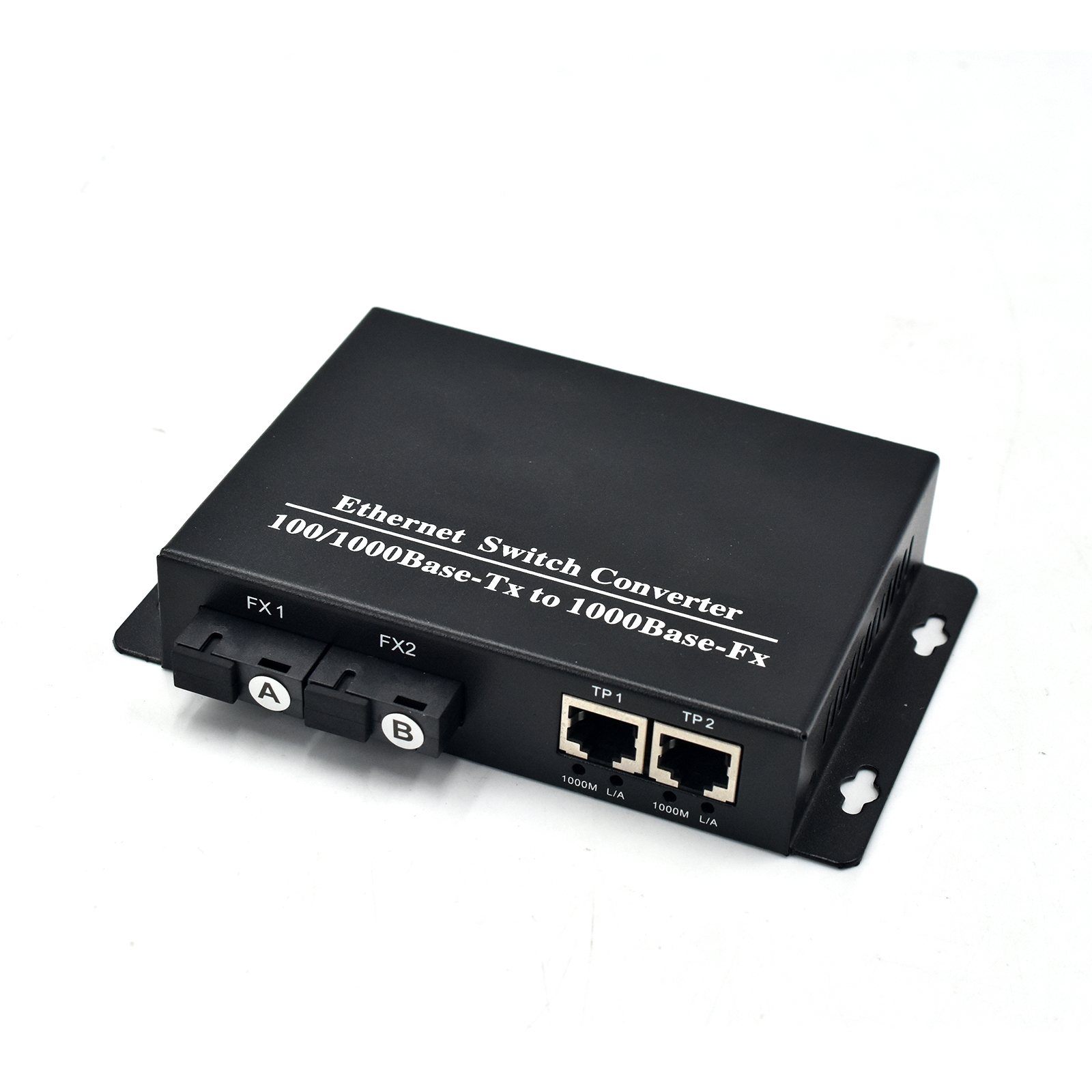 Product Gallery: Unmanaged Fiber Optic to RJ45 Media Converter, 2 Ports 1.25G SFP, 2 Gigabit Ethernet, Desktop/Wall Mount for Network Extension 6