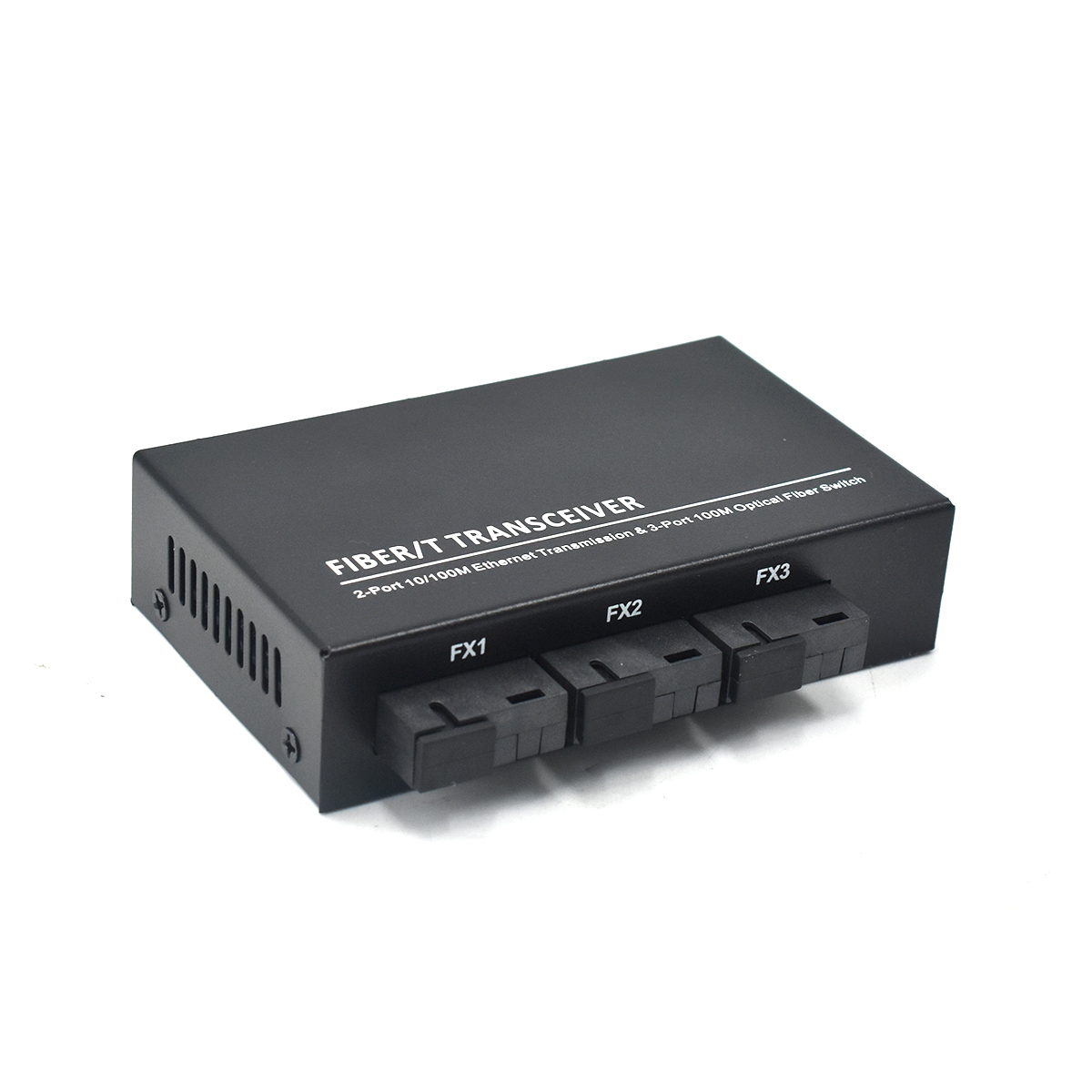 Product Gallery: Mini Switch PoE Powered, Unmanaged 5-Port with 3 Fiber 155Mbps & 2 PoE Ethernet, Desktop/Wall Mount for Commercial & Industrial Use 3