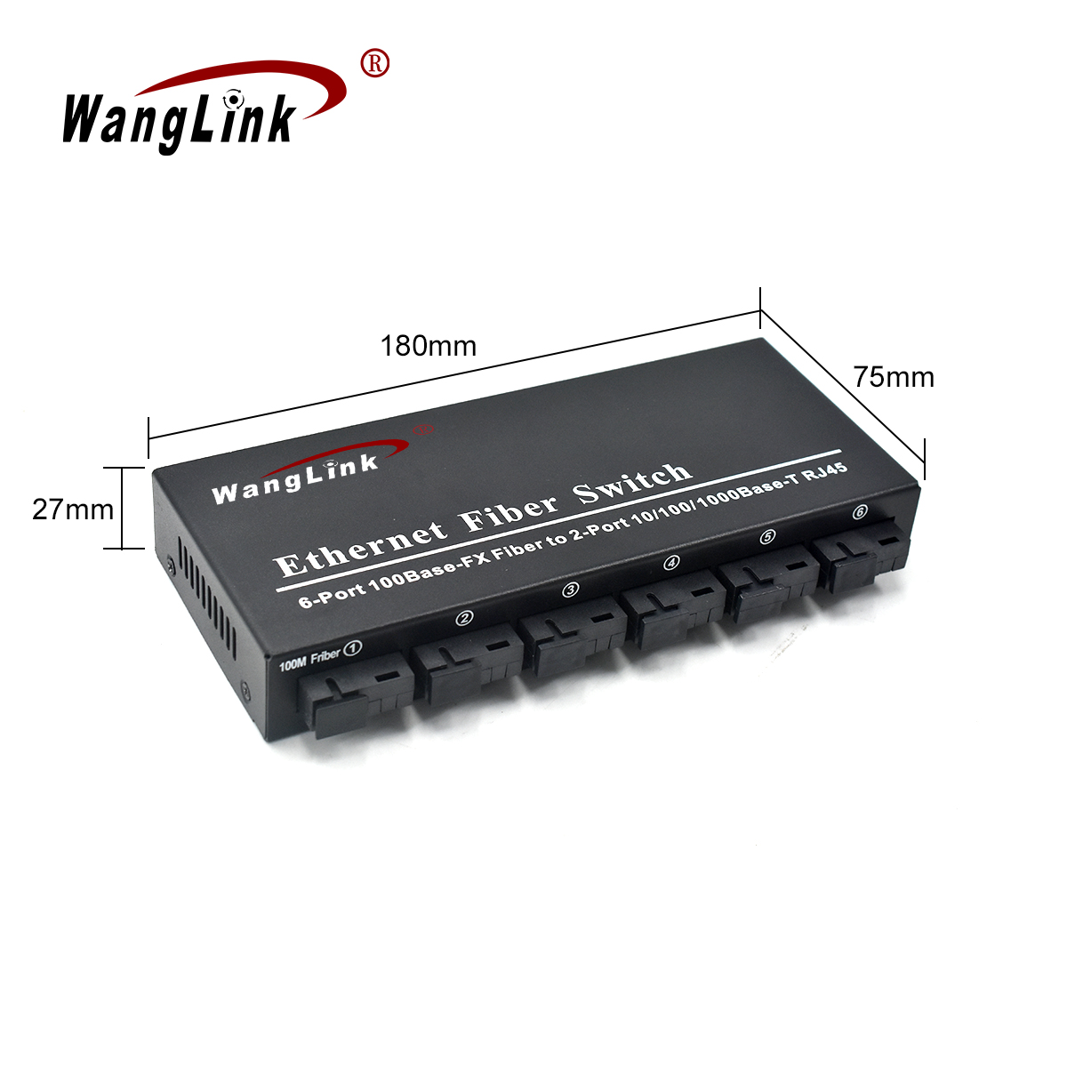 Product Gallery: Unmanaged PoE Powered Switch 2 Port Gigabit Uplink, 6 Fast Ethernet Fiber Ports, Reverse PoE, Metal Housing for Remote Sites 4