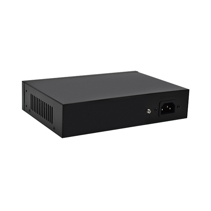Product Gallery: Unmanaged 4 Port PoE Switch for CCTV, Fast Ethernet + Gigabit Uplink, 2 SFP Slots, 250m Long Reach & VLAN Isolation, Metal Desktop / Wall Mount 3