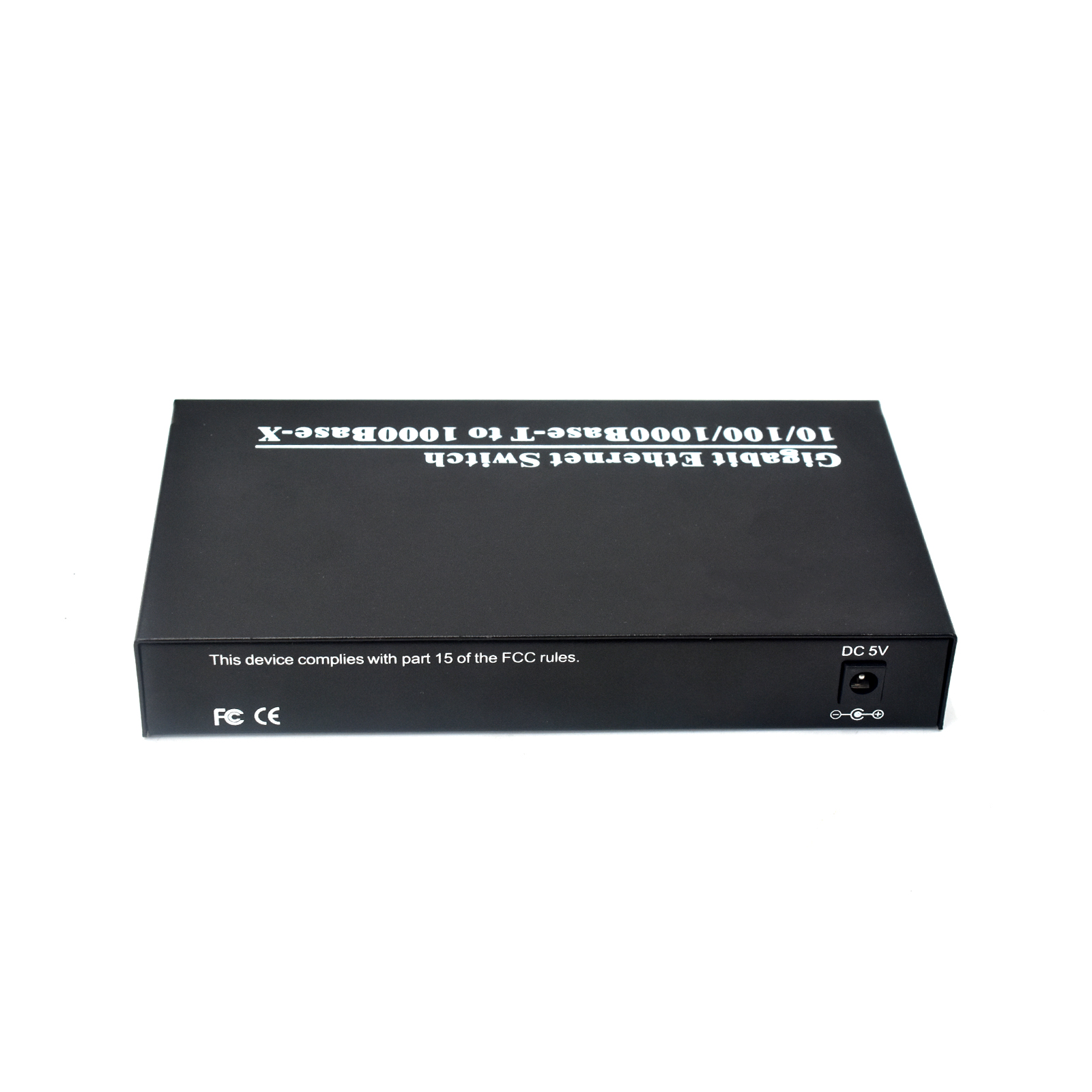 Product Gallery: Unmanaged Media Converter Copper to Fiber, 4 Gigabit RJ45 Ports, 2 SFP Slots, Plug and Play, Metal Housing for Office and Industrial Use 7