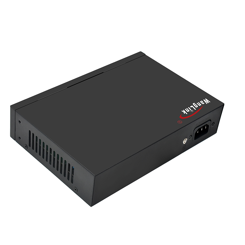 Product Gallery: Unmanaged PoE Switch 6 Port Fast Ethernet, 2 RJ45 Uplink, 250m Extend Mode, VLAN Isolation, Metal Case for IP Cameras & Small Business 6