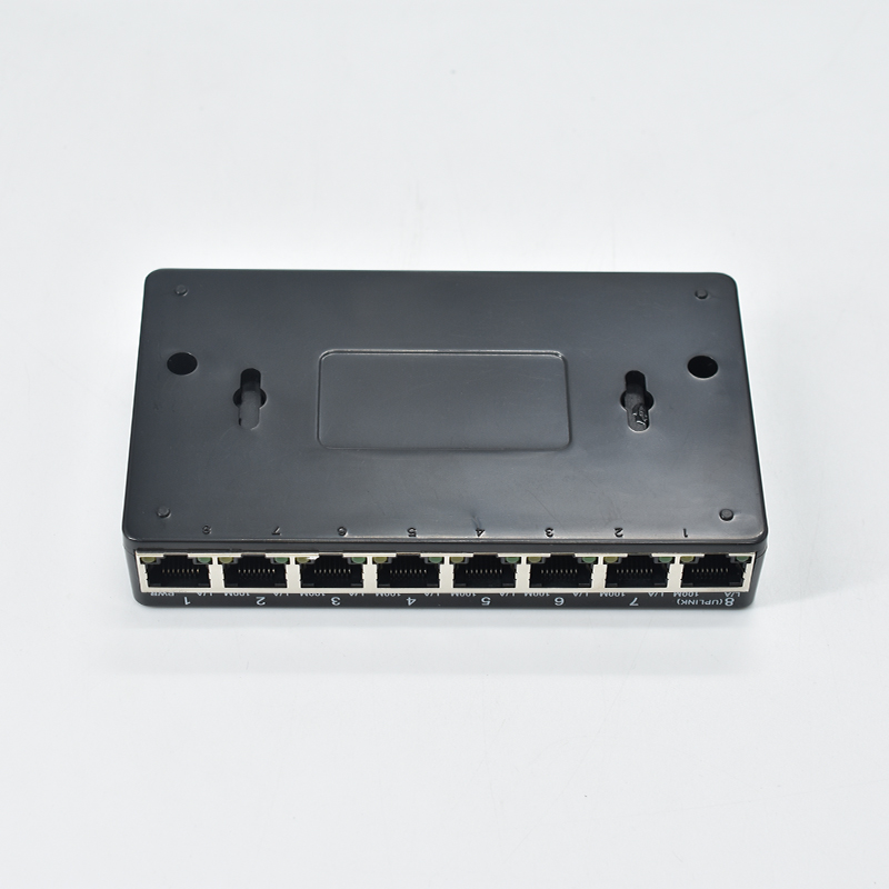 Product Gallery: Unmanaged 8-Port Reverse PoE Switch, 7 PoE Input + 1 PoE Output, Fast Ethernet 10/100Mbps, Desktop/Wall-Mount for Remote Power Supply 6