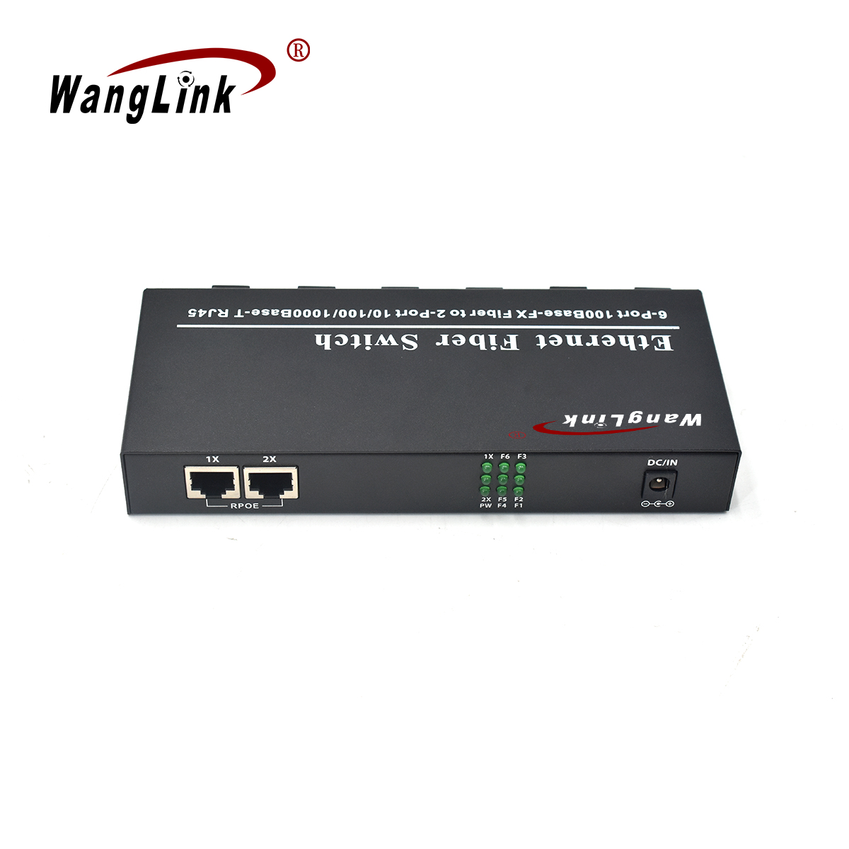 Product Gallery: Unmanaged PoE Powered Switch 2 Port Gigabit Uplink, 6 Fast Ethernet Fiber Ports, Reverse PoE, Metal Housing for Remote Sites 6