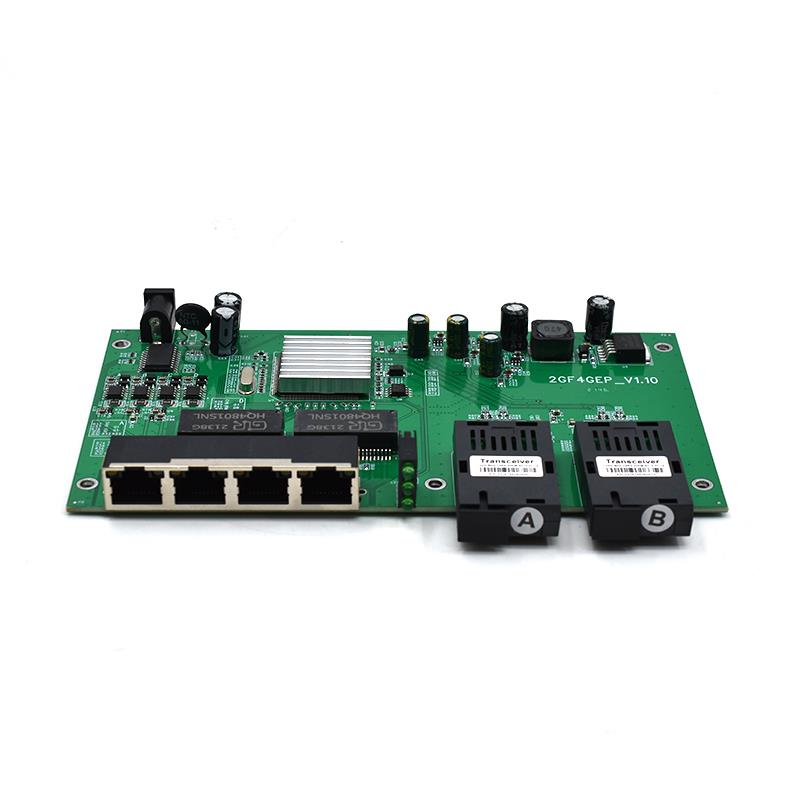 Product Gallery: Unmanaged 4 Port PoE Ethernet to Media Converter, 2 SC Fiber Uplink, Gigabit 10/100/1000Mbps, Desktop/Rack-Mount for Surveillance & SME Networks 16
