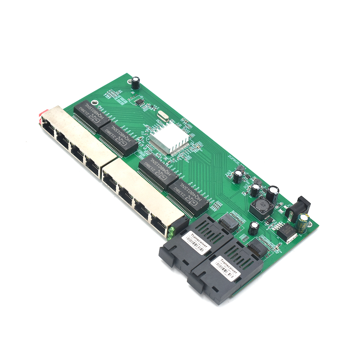 Product Gallery: Unmanaged PoE Powered 8 Port Network Switch, 2 SC Fiber Ports, Gigabit, Desktop for Industrial and Commercial Environments 11